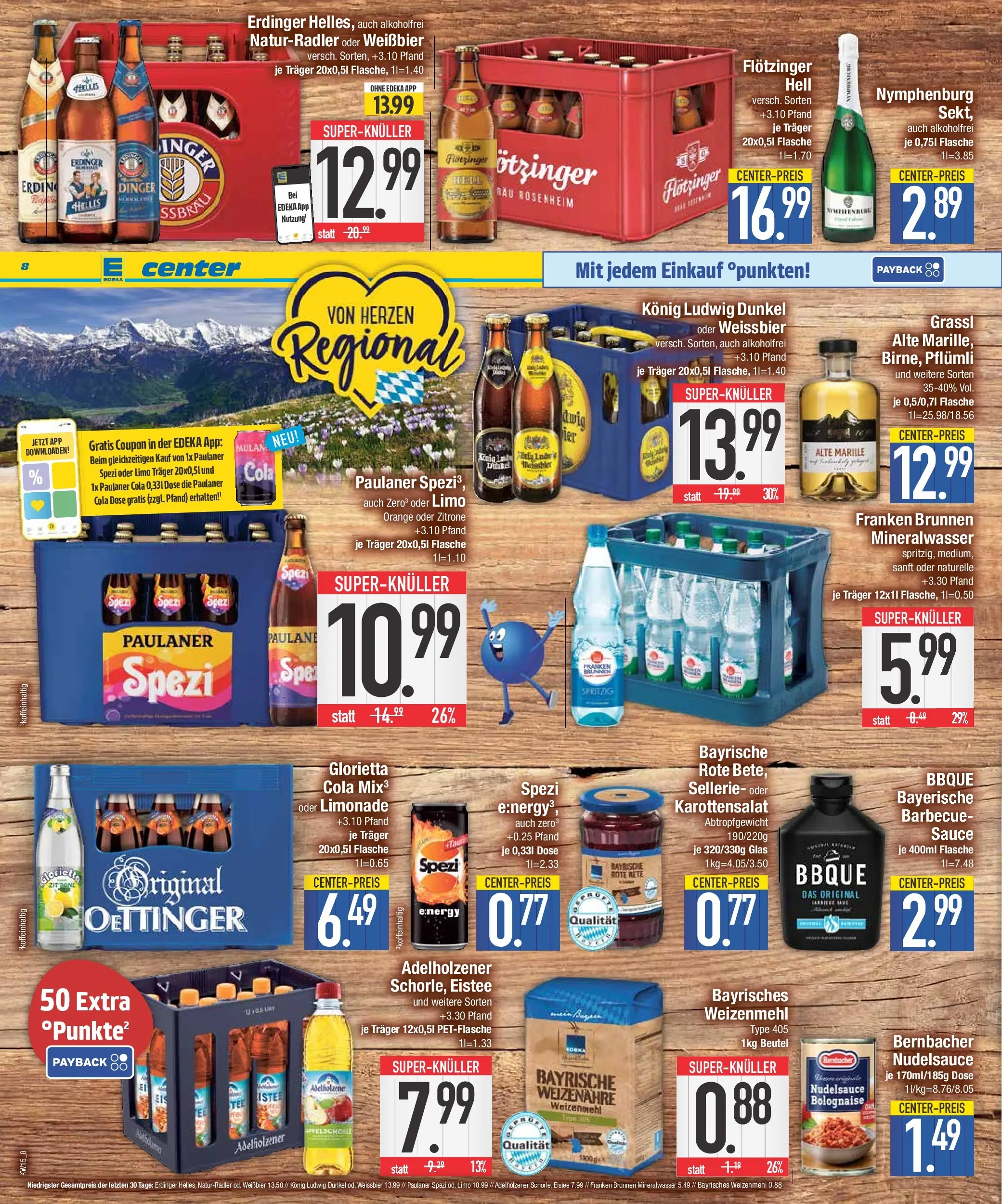 Edeka prospekt Augsburg-Göggingen	 (ab 05.04.2026) » Angebote Online | Seite: 8 | Produkte: Limonade, Weizenmehl, Zitrone, Pasta