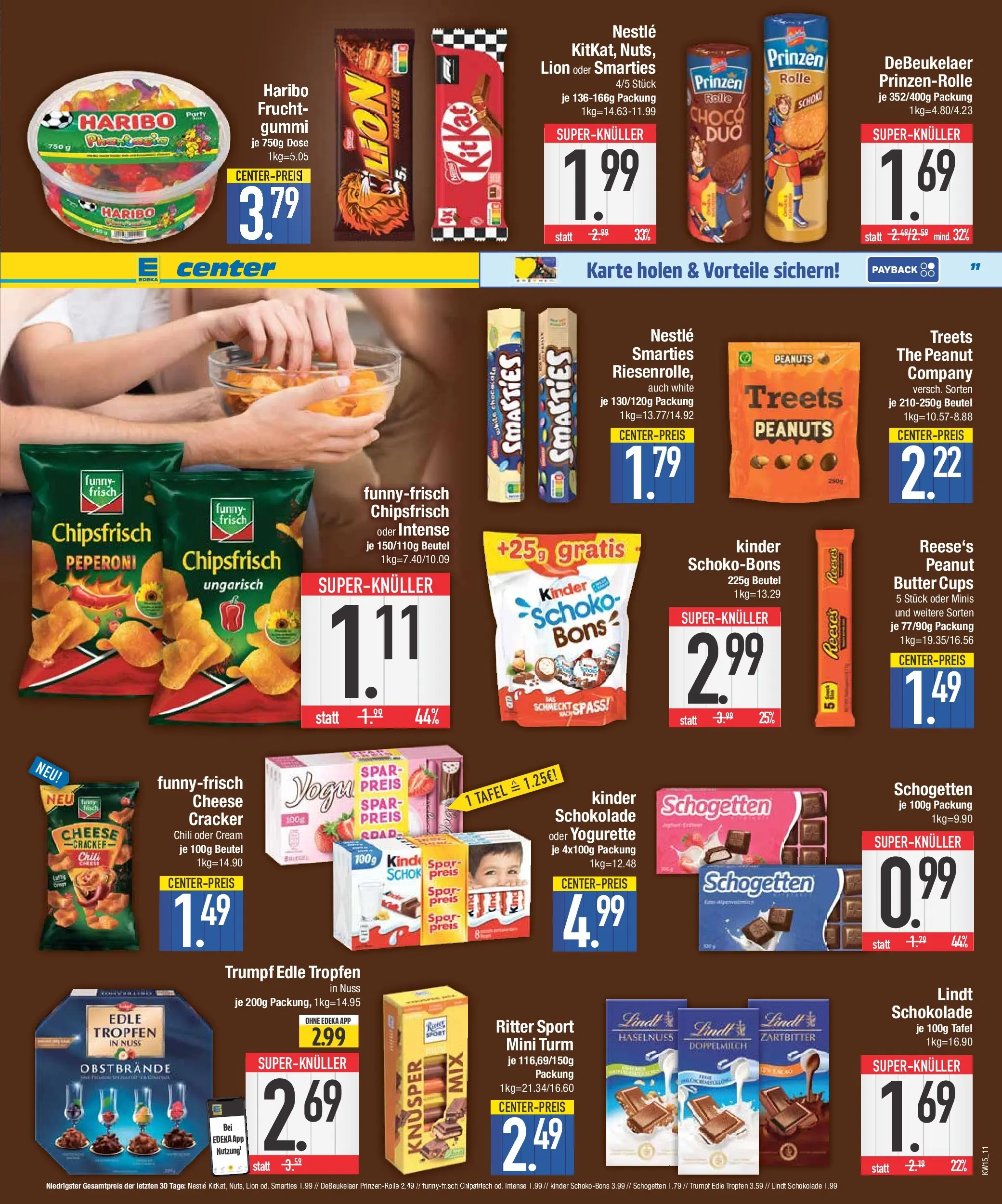 Edeka prospekt Augsburg-Göggingen	 (ab 05.04.2026) » Angebote Online | Seite: 11 | Produkte: Yogurette, Schokolade, Ritter sport, Lindt