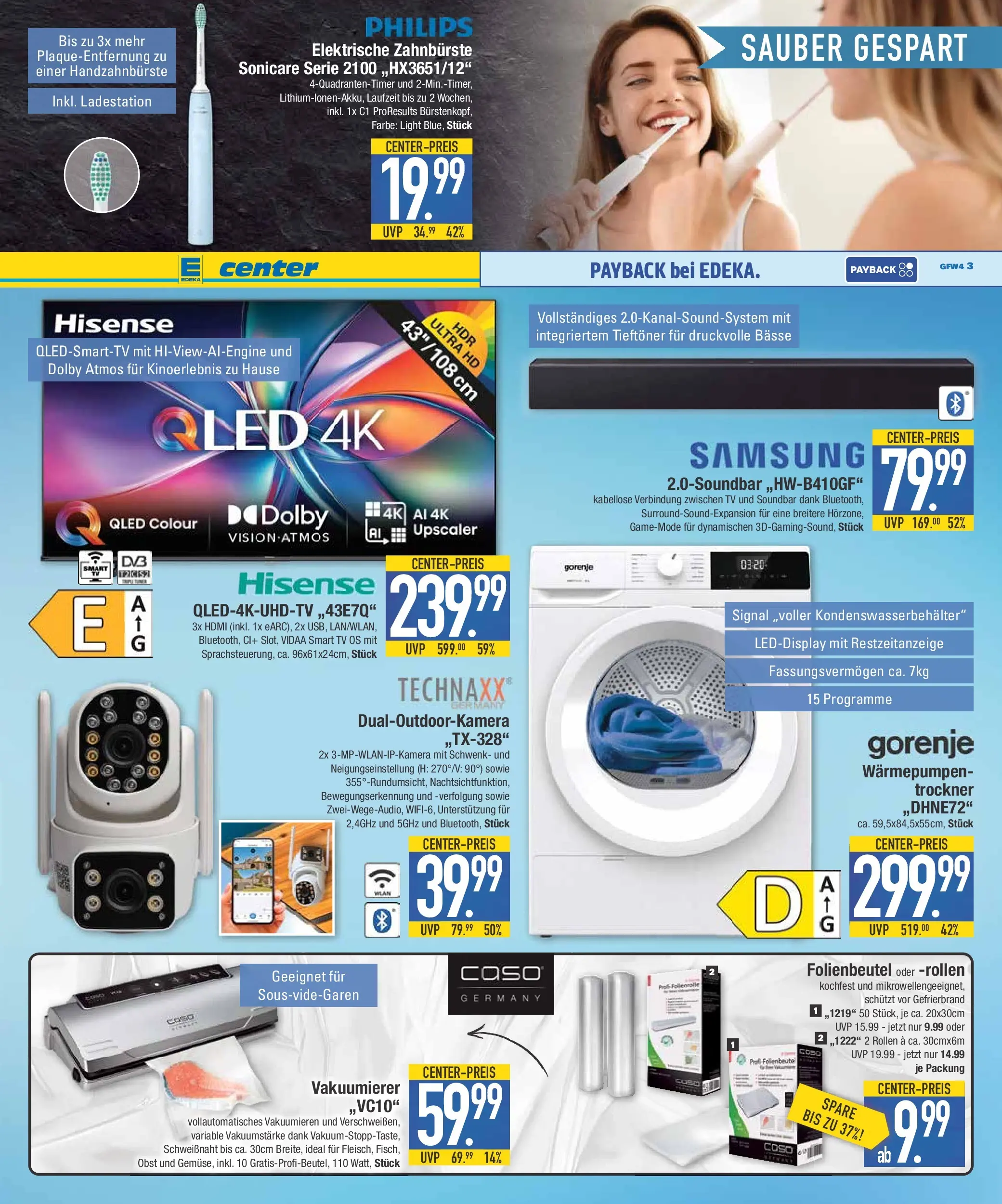 Edeka prospekt Augsburg-Göggingen	 (ab 05.04.2026) » Angebote Online | Seite: 19 | Produkte: Trockner, Samsung, Zahnbürste, Obst