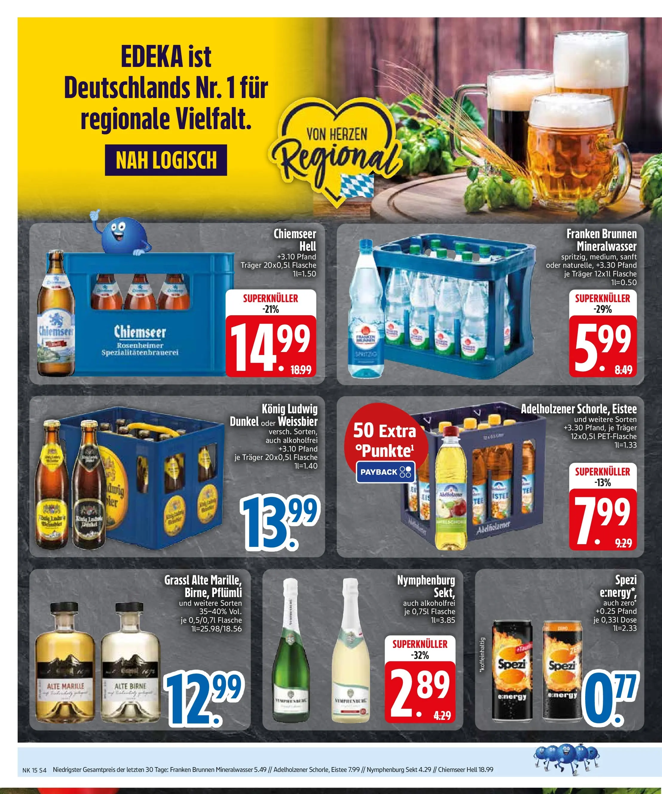 Edeka prospekt Zwiesel	 (ab 05.04.2026) » Angebote Online | Seite: 6 | Produkte: Energy, Weißbier, Sekt, Birne