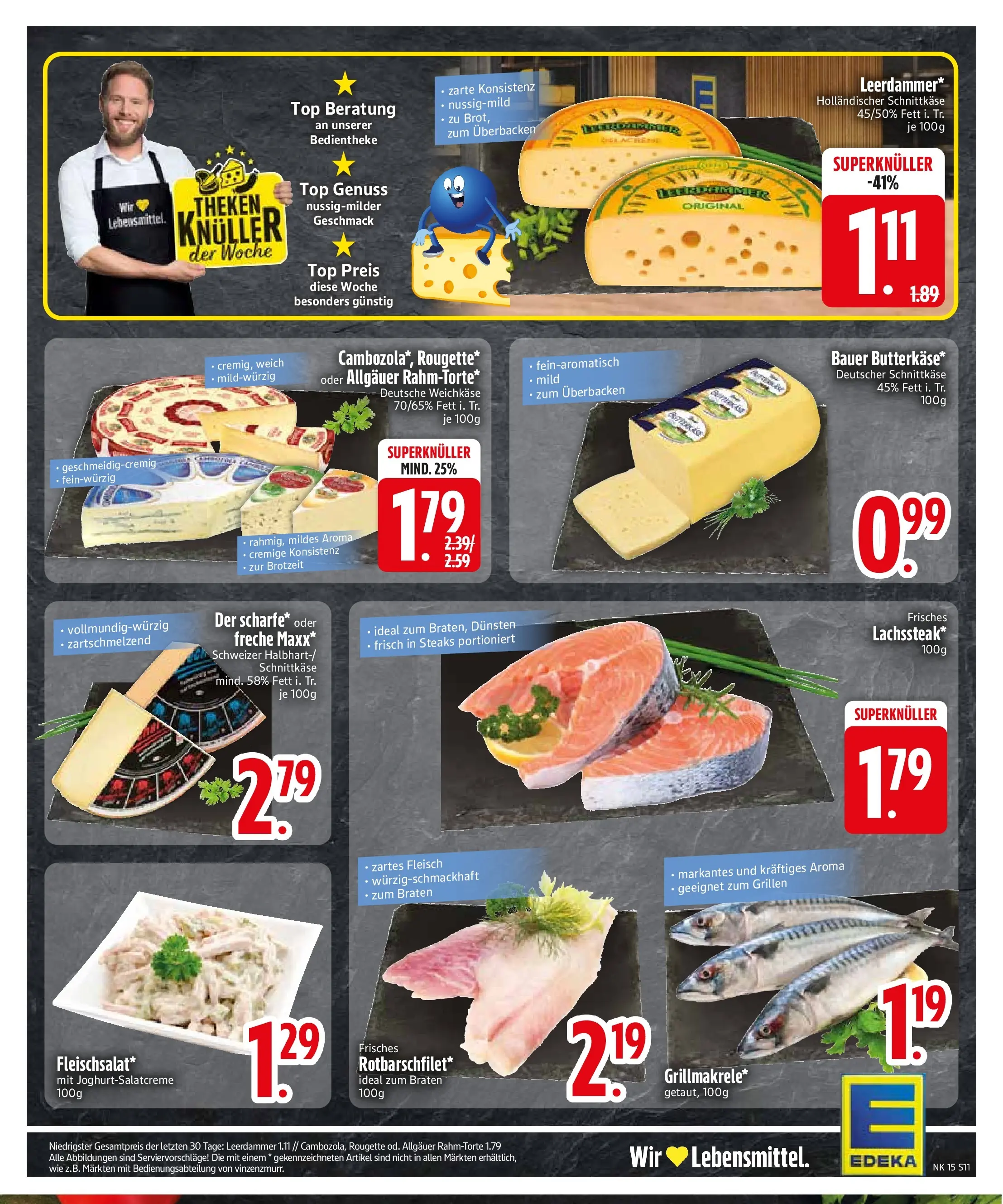 Edeka prospekt Zwiesel	 (ab 05.04.2026) » Angebote Online | Seite: 13 | Produkte: Top, Leerdammer, Steak, Fleisch