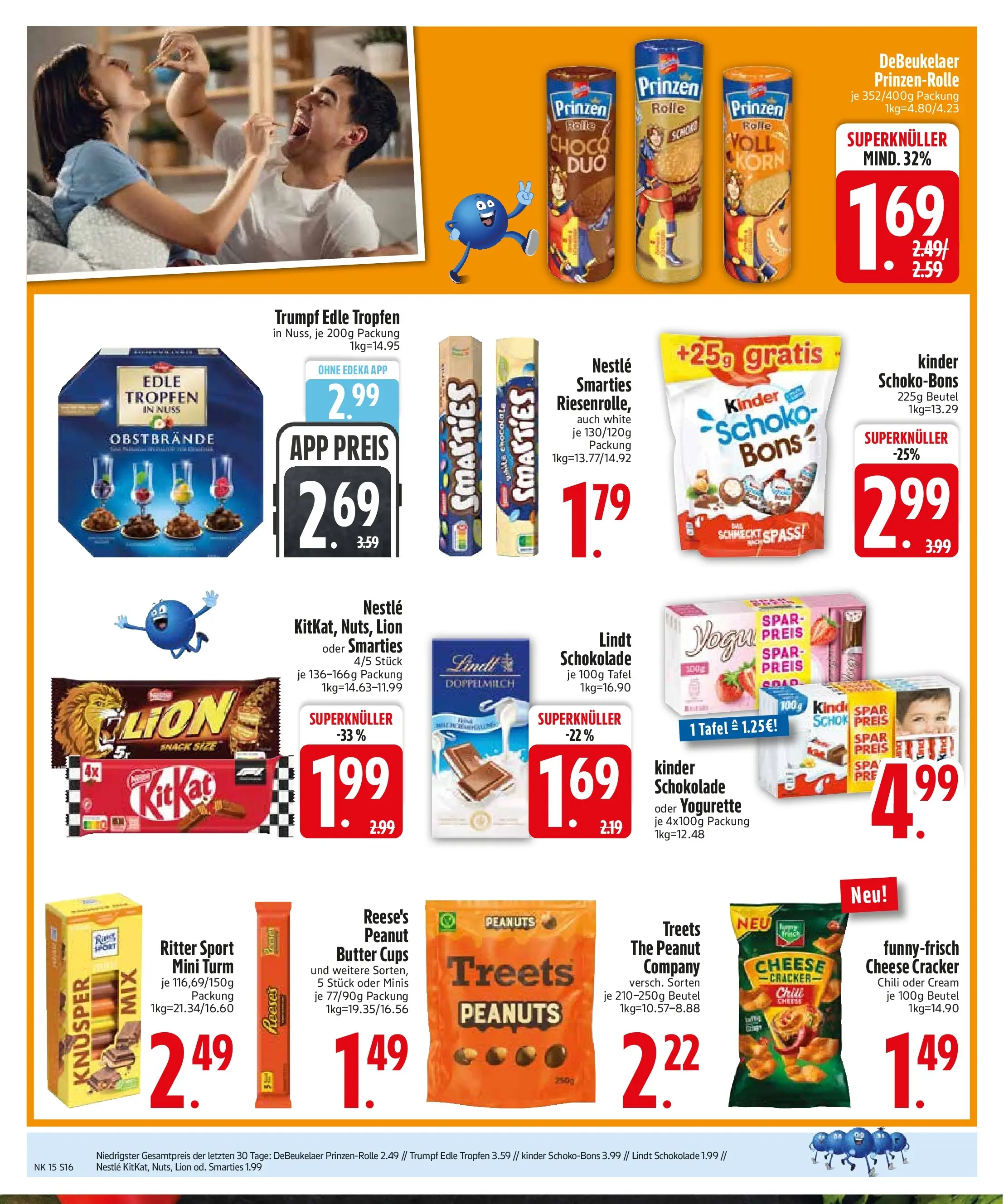 Edeka prospekt Zwiesel	 (ab 05.04.2026) » Angebote Online | Seite: 18 | Produkte: Ritter sport, Smarties, Chili, Lindt