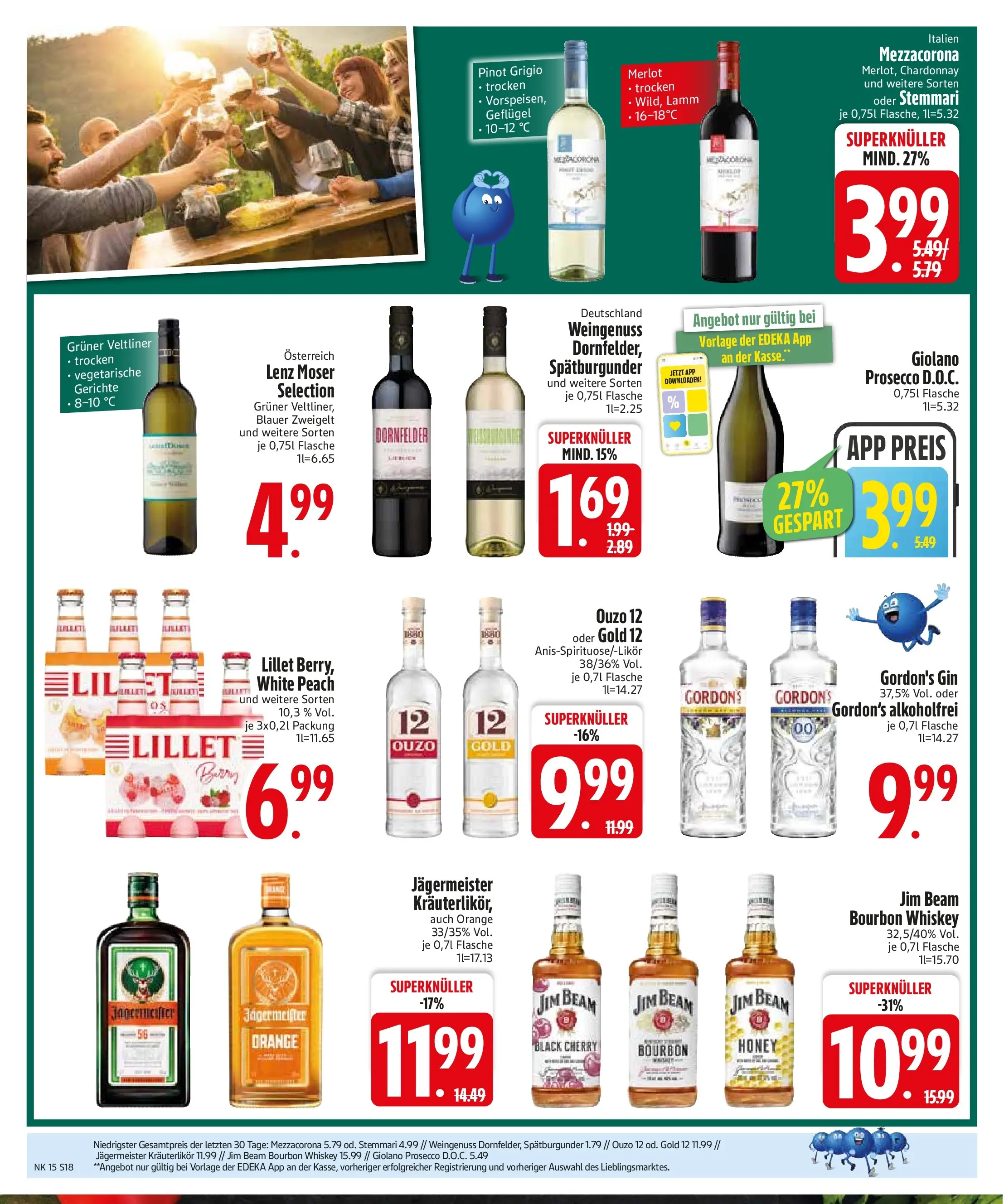 Edeka prospekt Zwiesel	 (ab 05.04.2026) » Angebote Online | Seite: 20 | Produkte: Jim beam, Ouzo, Merlot, Bourbon