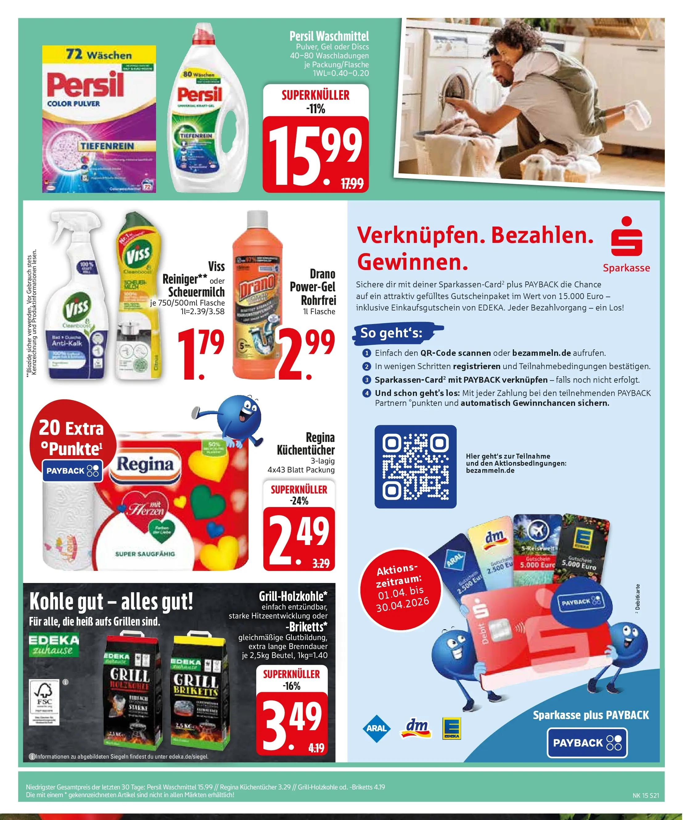 Edeka prospekt Zwiesel	 (ab 05.04.2026) » Angebote Online | Seite: 23 | Produkte: Grill, Waschmittel, Persil