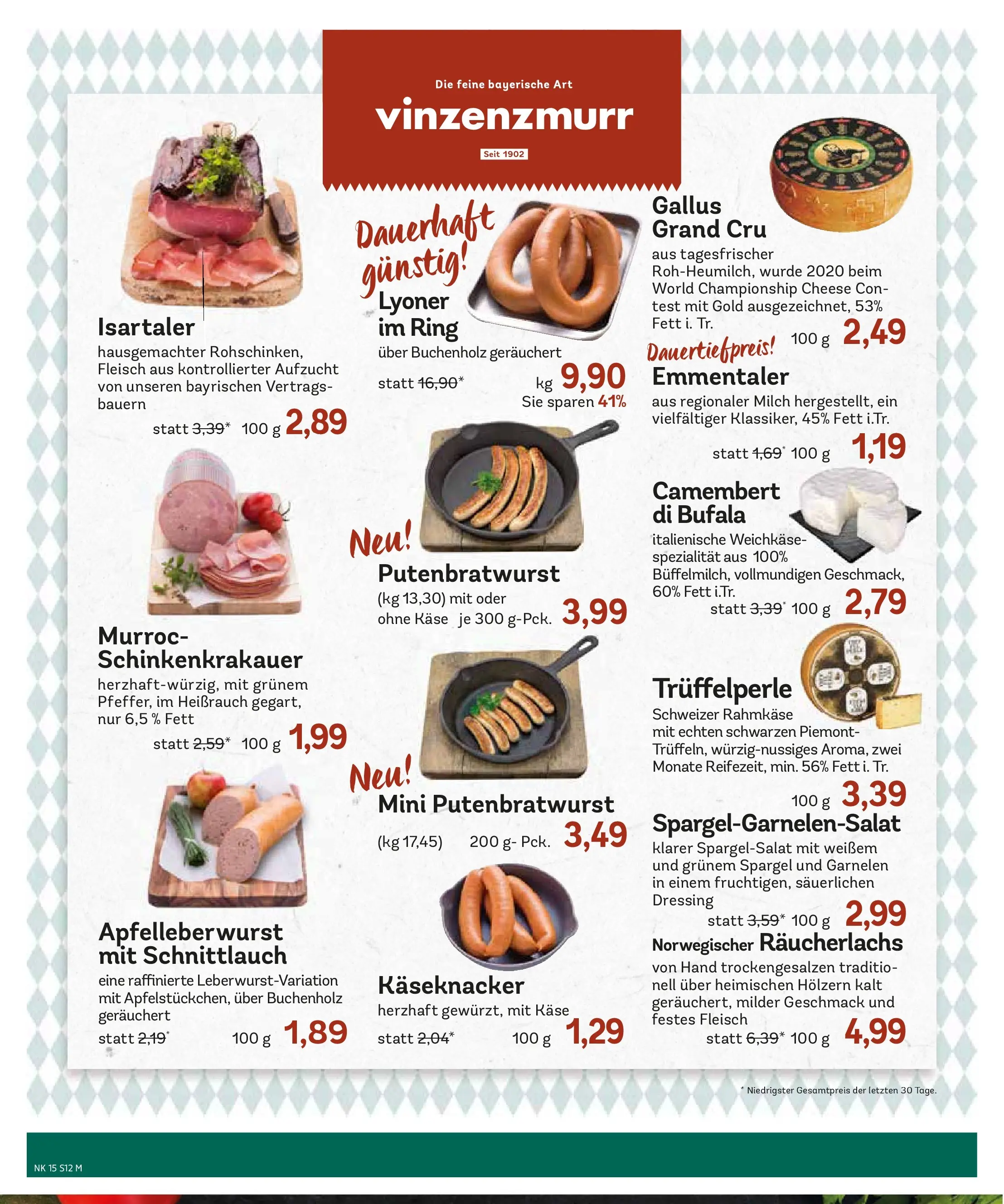 Edeka prospekt München	 (ab 05.04.2026) » Angebote Online | Seite: 14 | Produkte: Milch, Käse, Räucherlachs, Fleisch