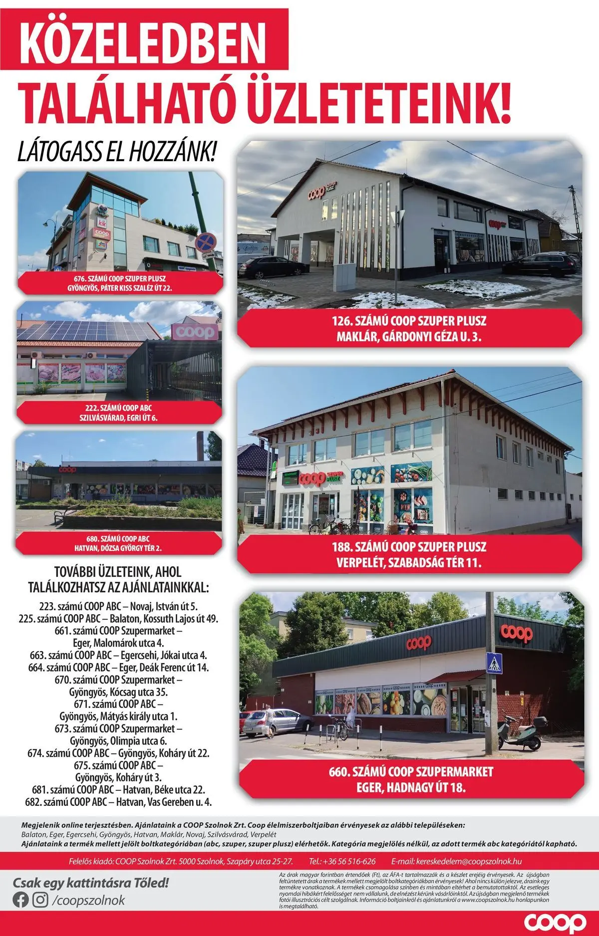 COOP Szolnok akciós újság Gyöngyös - 2026.04.09. -tól/töl > akció, lapozható szórólap 🛍️ | Oldal: 4