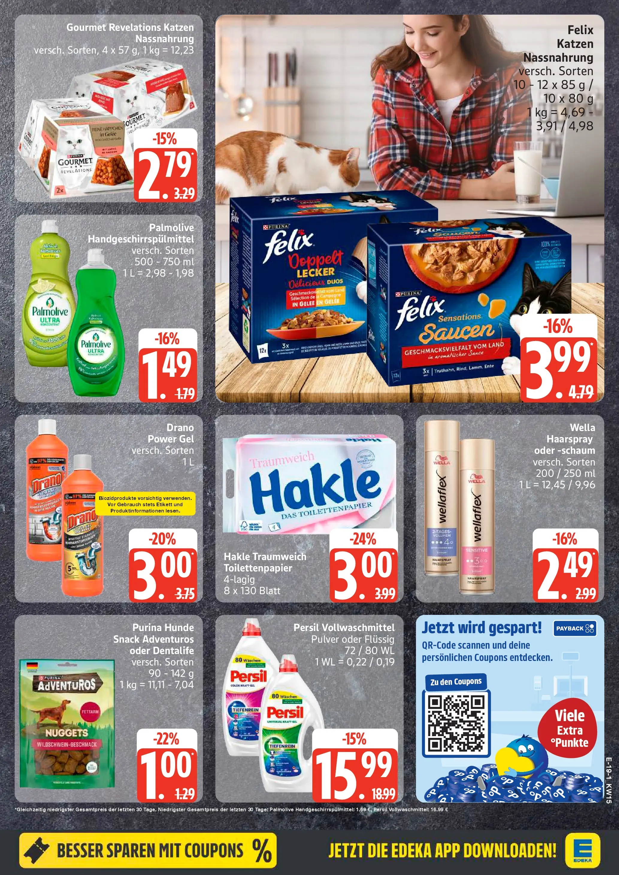 Edeka prospekt Hamburg	 (ab 05.04.2026) » Angebote Online | Seite: 19 | Produkte: Küche, Haarspray, Ente, Persil