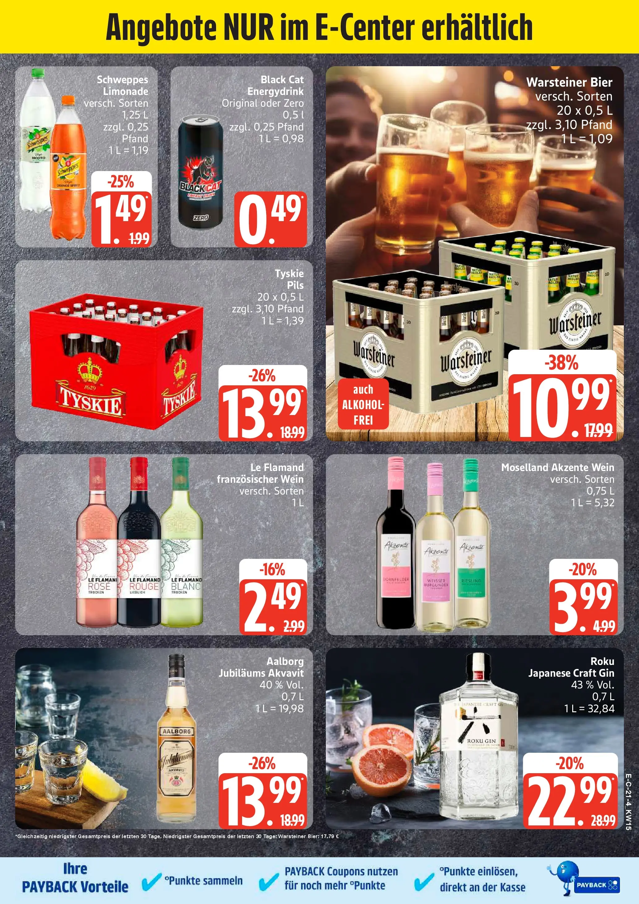 Edeka prospekt Stralsund	 (ab 05.04.2026) » Angebote Online | Seite: 21 | Produkte: Tyskie, Energy, Warsteiner, Wein