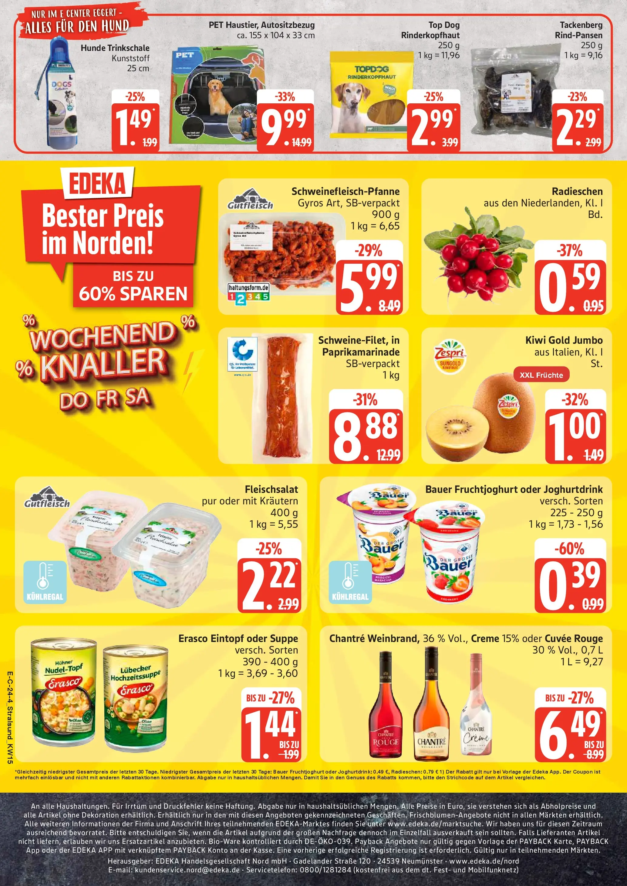 Edeka prospekt Stralsund	 (ab 05.04.2026) » Angebote Online | Seite: 24 | Produkte: Top, Rouge, Gyros, Kiwi
