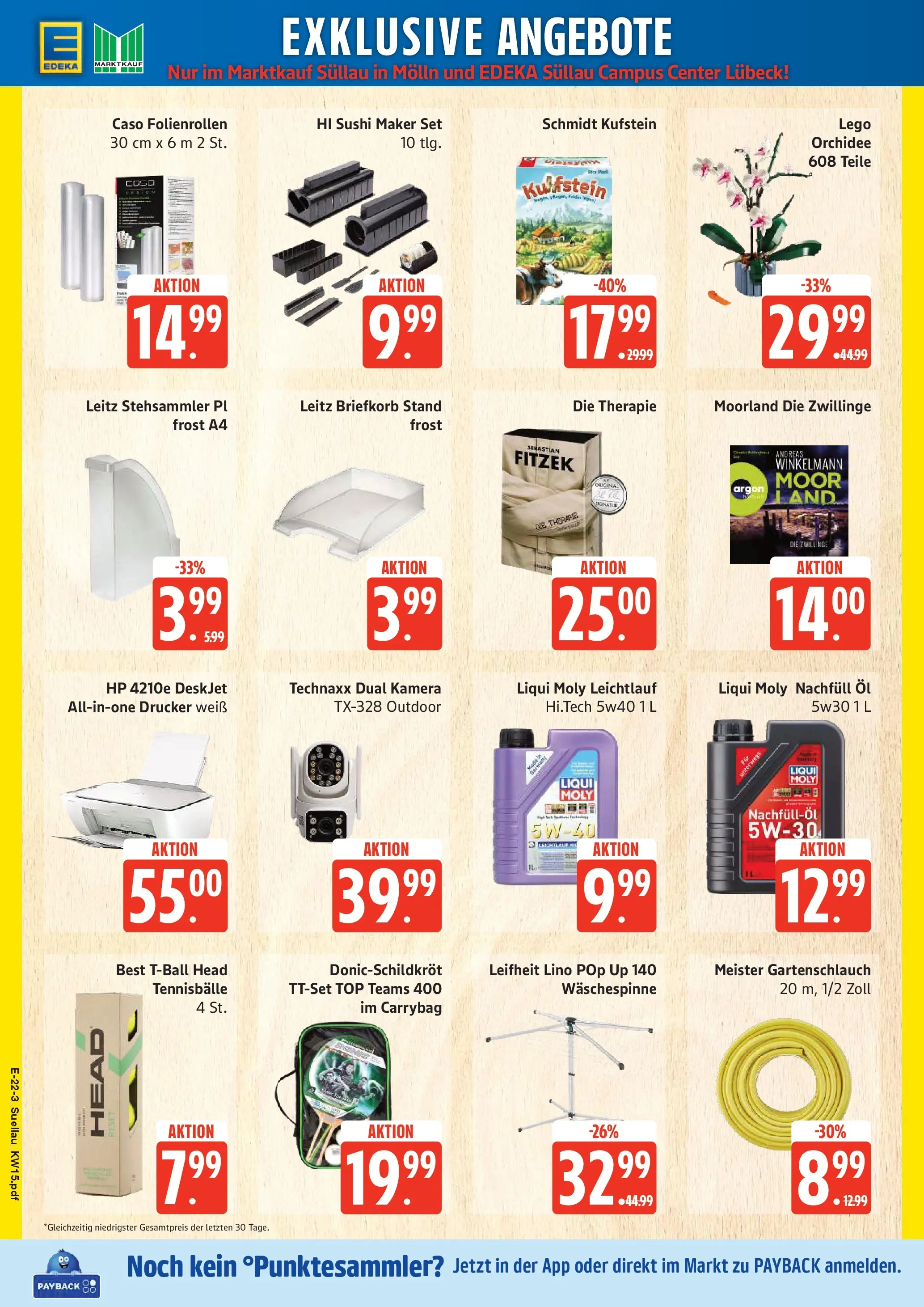 Edeka prospekt Lübeck	 (ab 05.04.2026) » Angebote Online | Seite: 22 | Produkte: HP, Top, Spiel, Öl