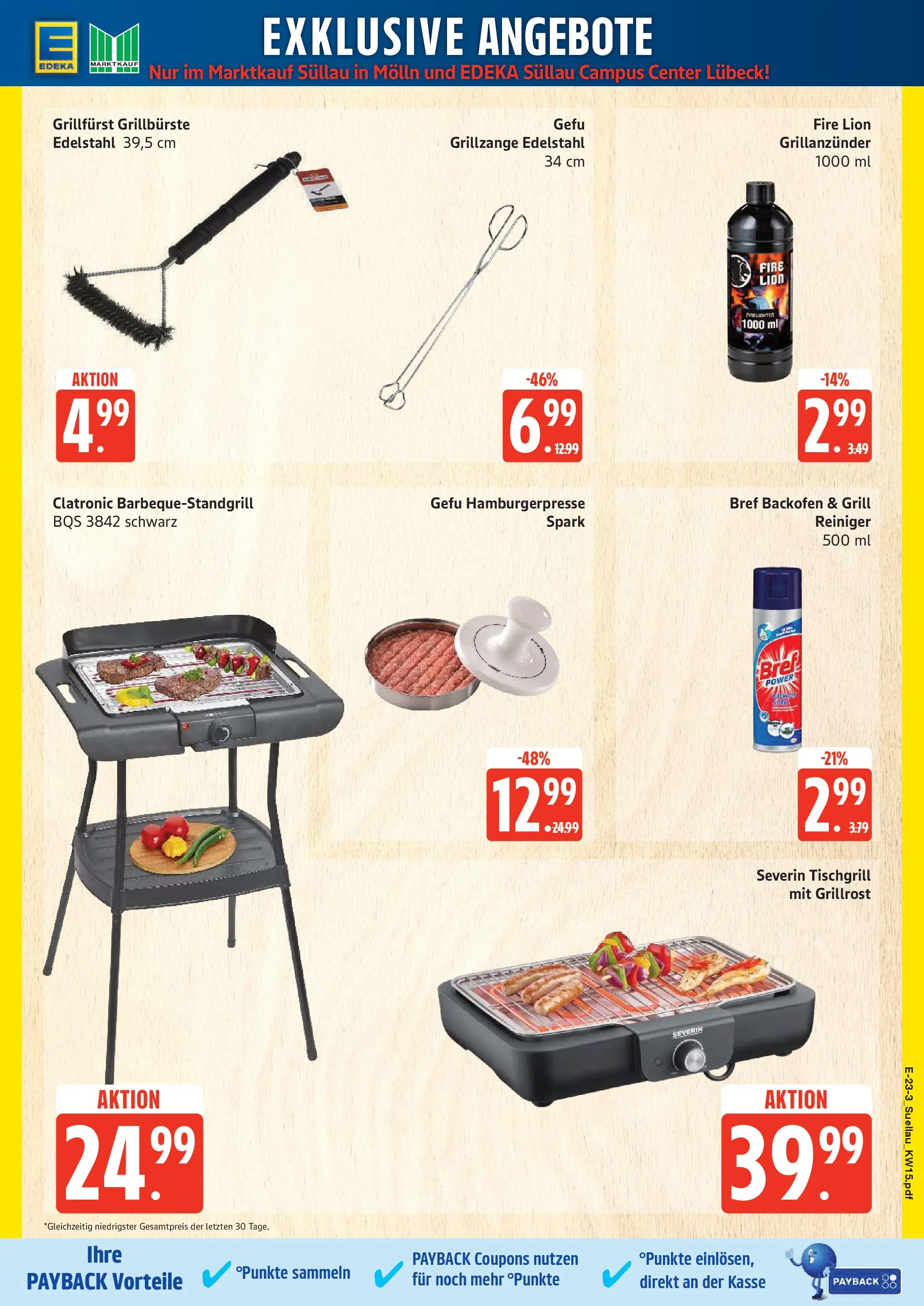 Edeka prospekt Lübeck	 (ab 05.04.2026) » Angebote Online | Seite: 23 | Produkte: Grill, Backofen