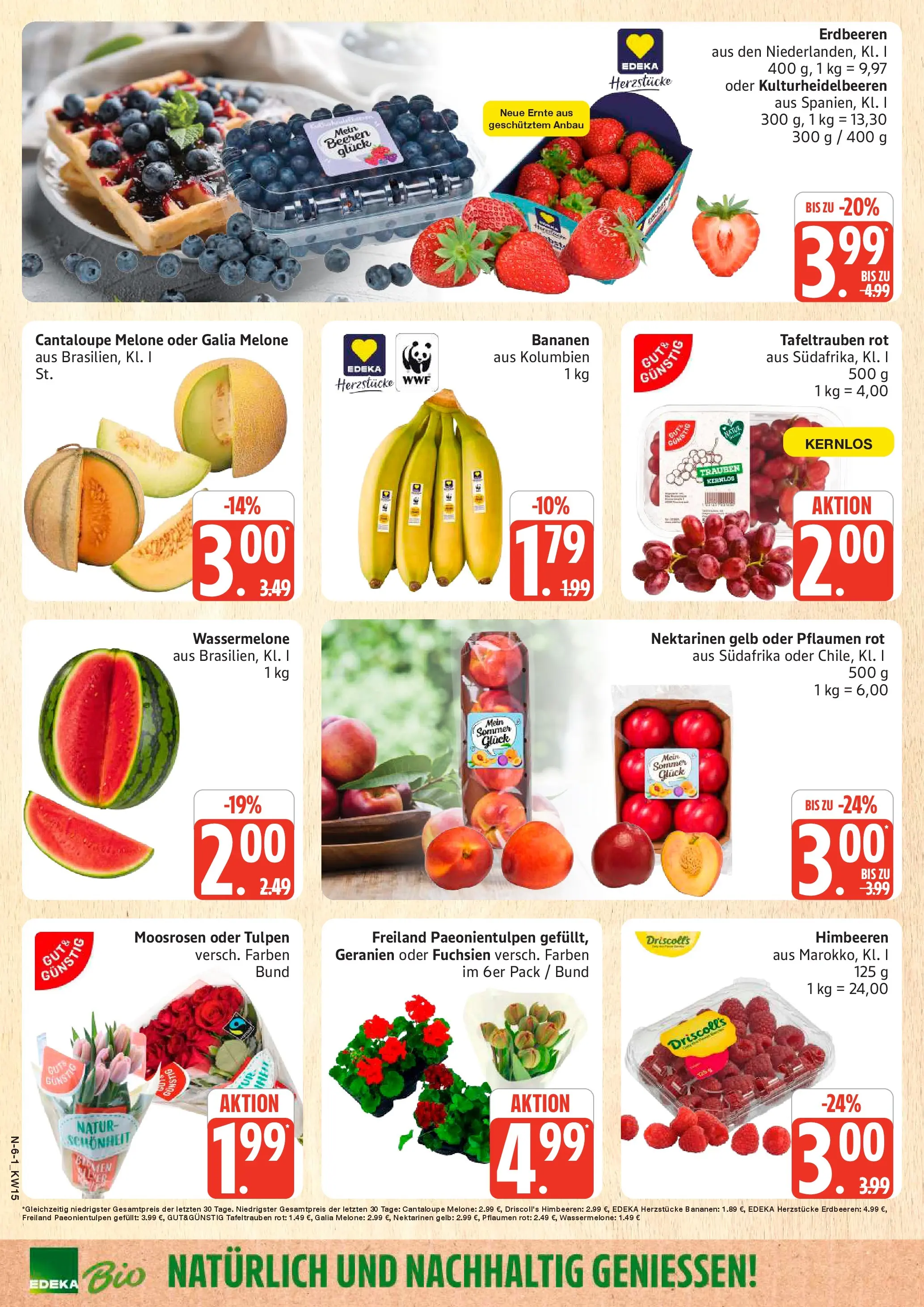 Marktkauf Prospekt Cuxhaven	 (ab 05.04.2026) » Angebote online | Seite: 6 | Produkte: Himbeeren, Pflaumen, Nektarinen, Melone