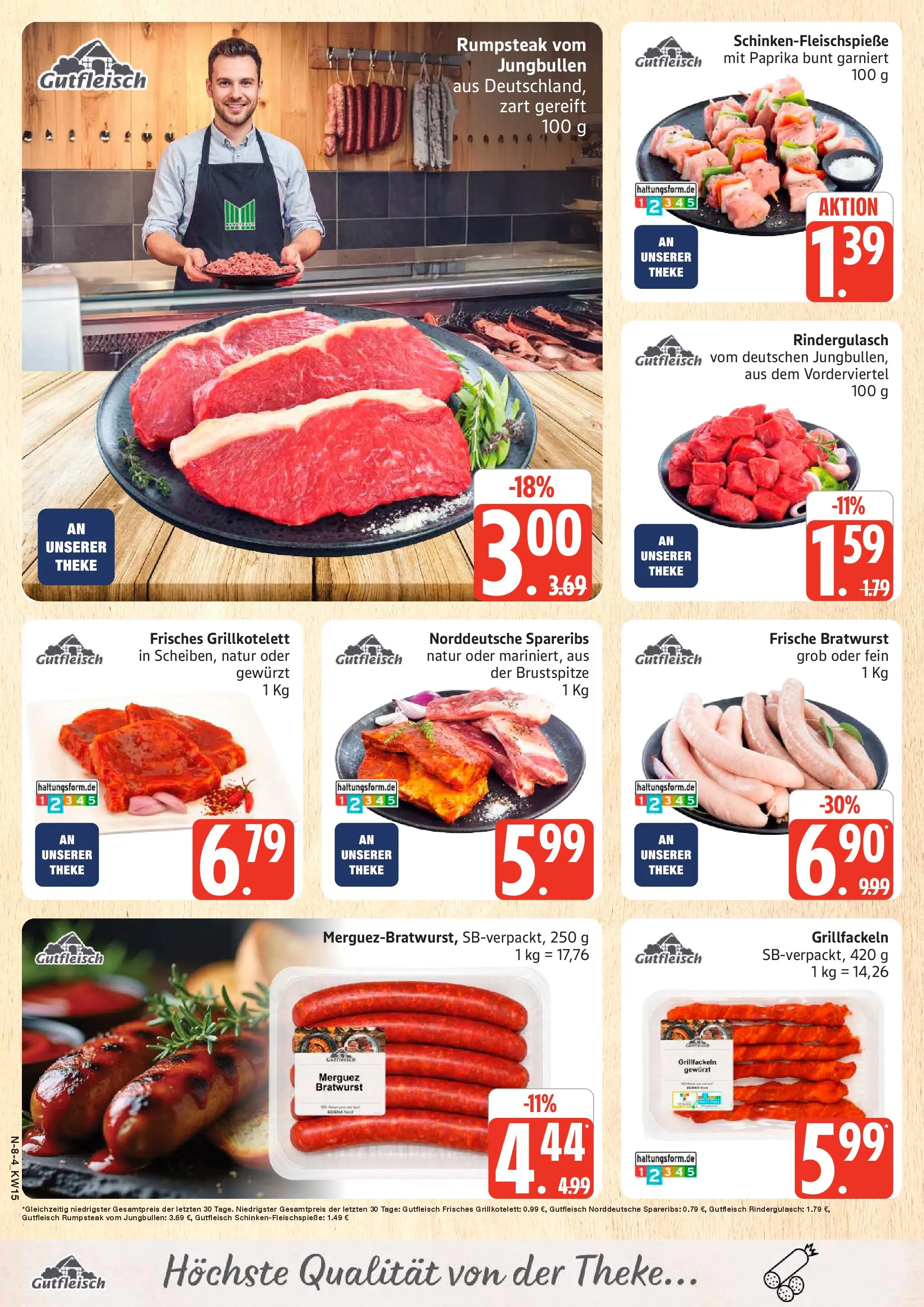 Edeka prospekt Rostock	 (ab 05.04.2026) » Angebote Online | Seite: 8 | Produkte: Rumpsteak, Grill, Spare ribs, Paprika