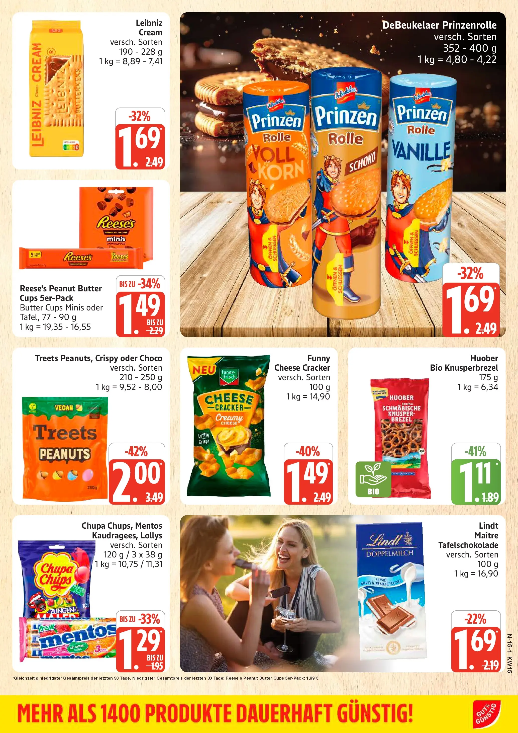 Marktkauf Prospekt Cuxhaven	 (ab 05.04.2026) » Angebote online | Seite: 15 | Produkte: Butter, Funny frisch, Lindt