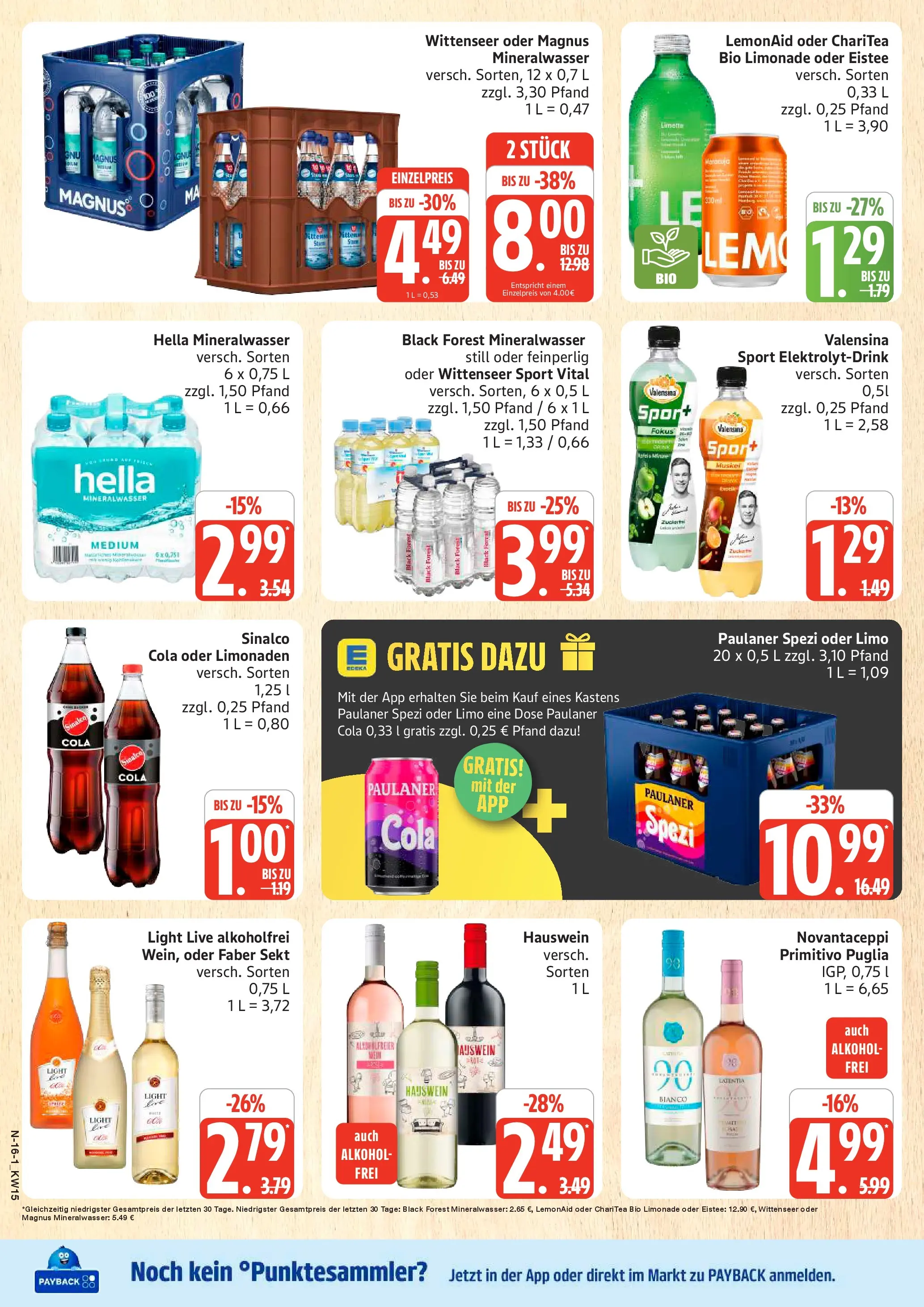 Marktkauf Prospekt Cuxhaven	 (ab 05.04.2026) » Angebote online | Seite: 16 | Produkte: Cola, Paulaner spezi, Sekt, Valensina