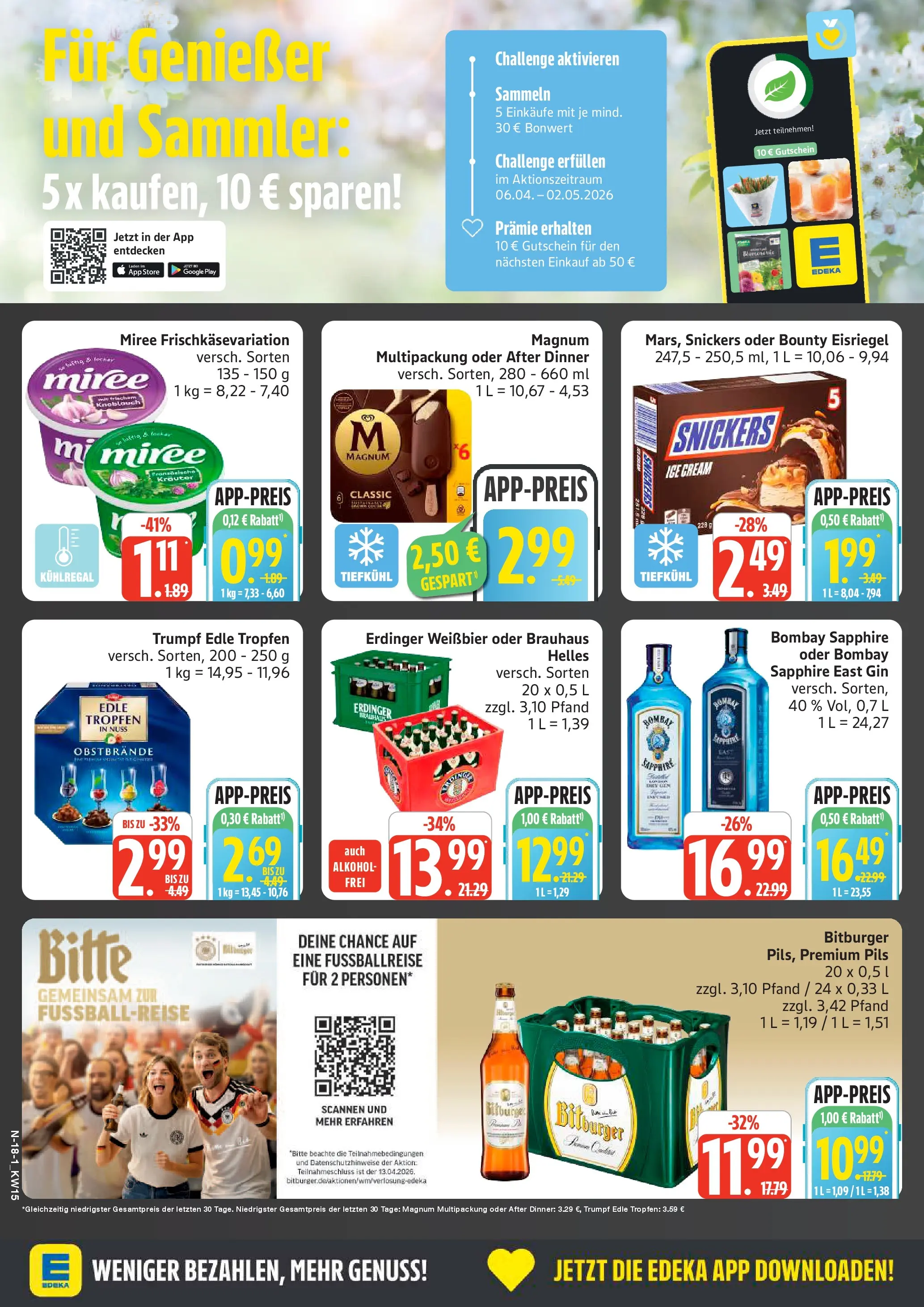 Marktkauf Prospekt Cuxhaven	 (ab 05.04.2026) » Angebote online | Seite: 18 | Produkte: Erdinger, Weißbier, Pils, Knoblauch