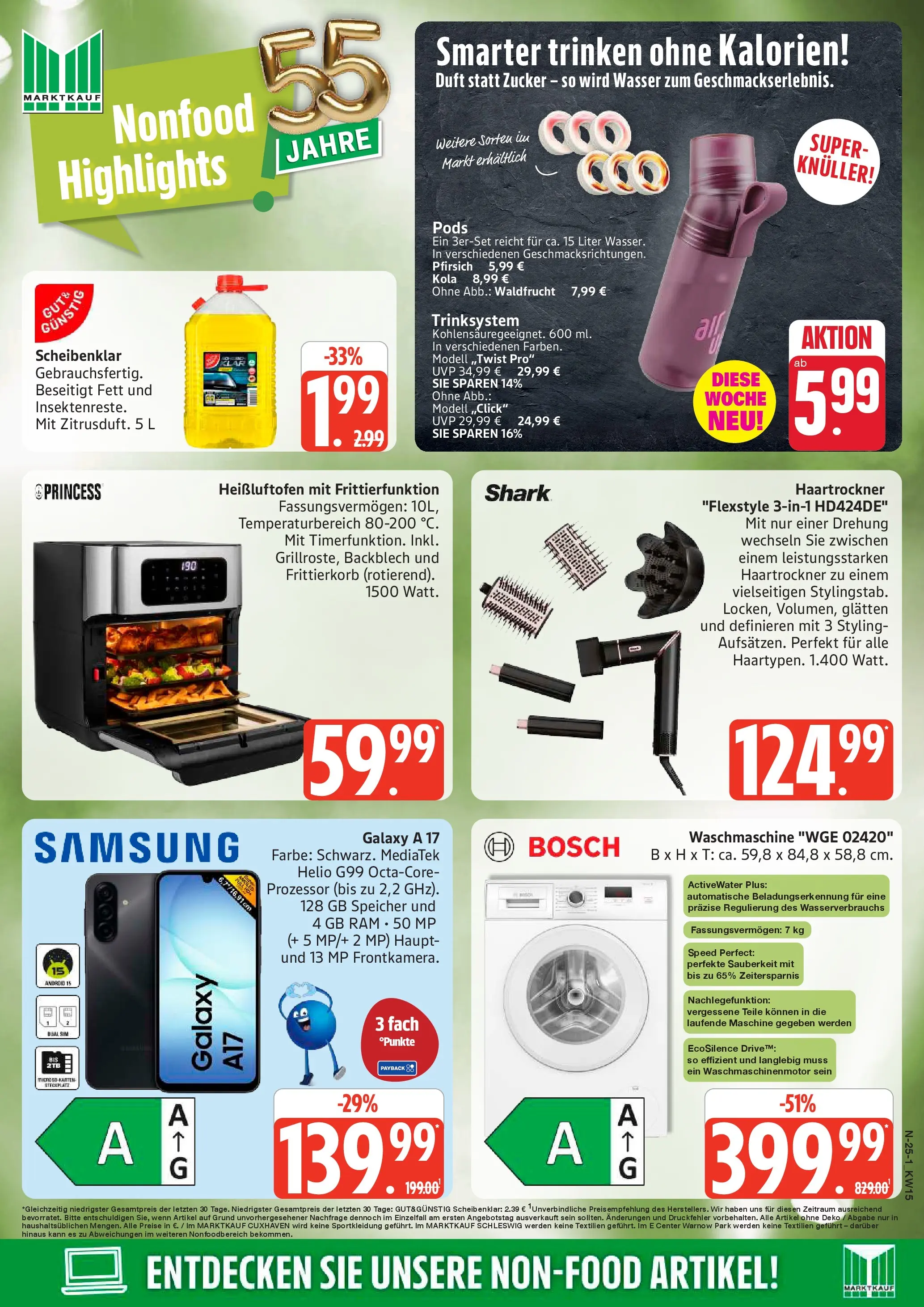 Marktkauf Prospekt Cuxhaven	 (ab 05.04.2026) » Angebote online | Seite: 25 | Produkte: Bosch, Duft, Samsung, Pfirsich