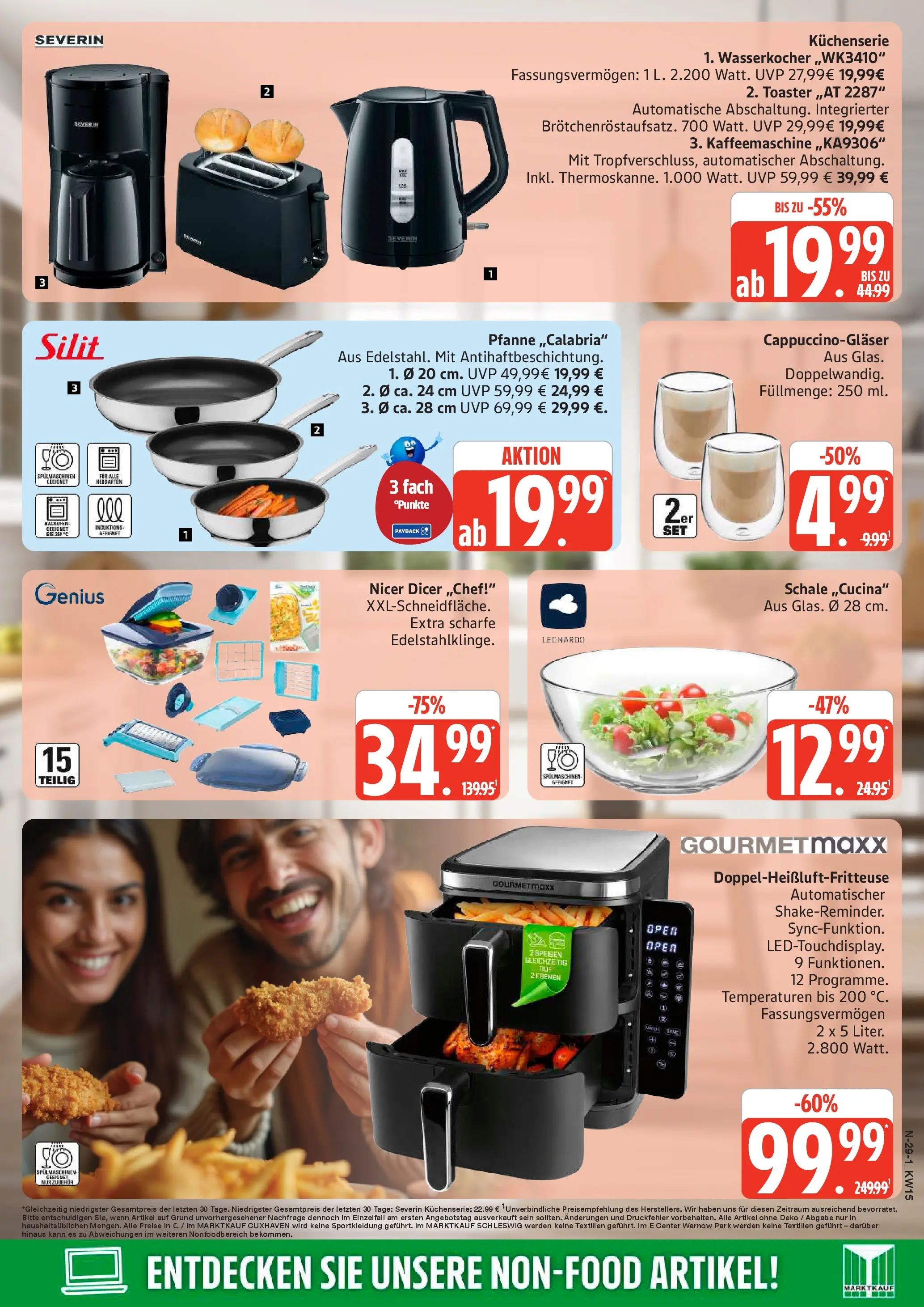 Marktkauf Prospekt Cuxhaven	 (ab 05.04.2026) » Angebote online | Seite: 29 | Produkte: Kaffeemaschine, Wasserkocher, Toaster, Backofen