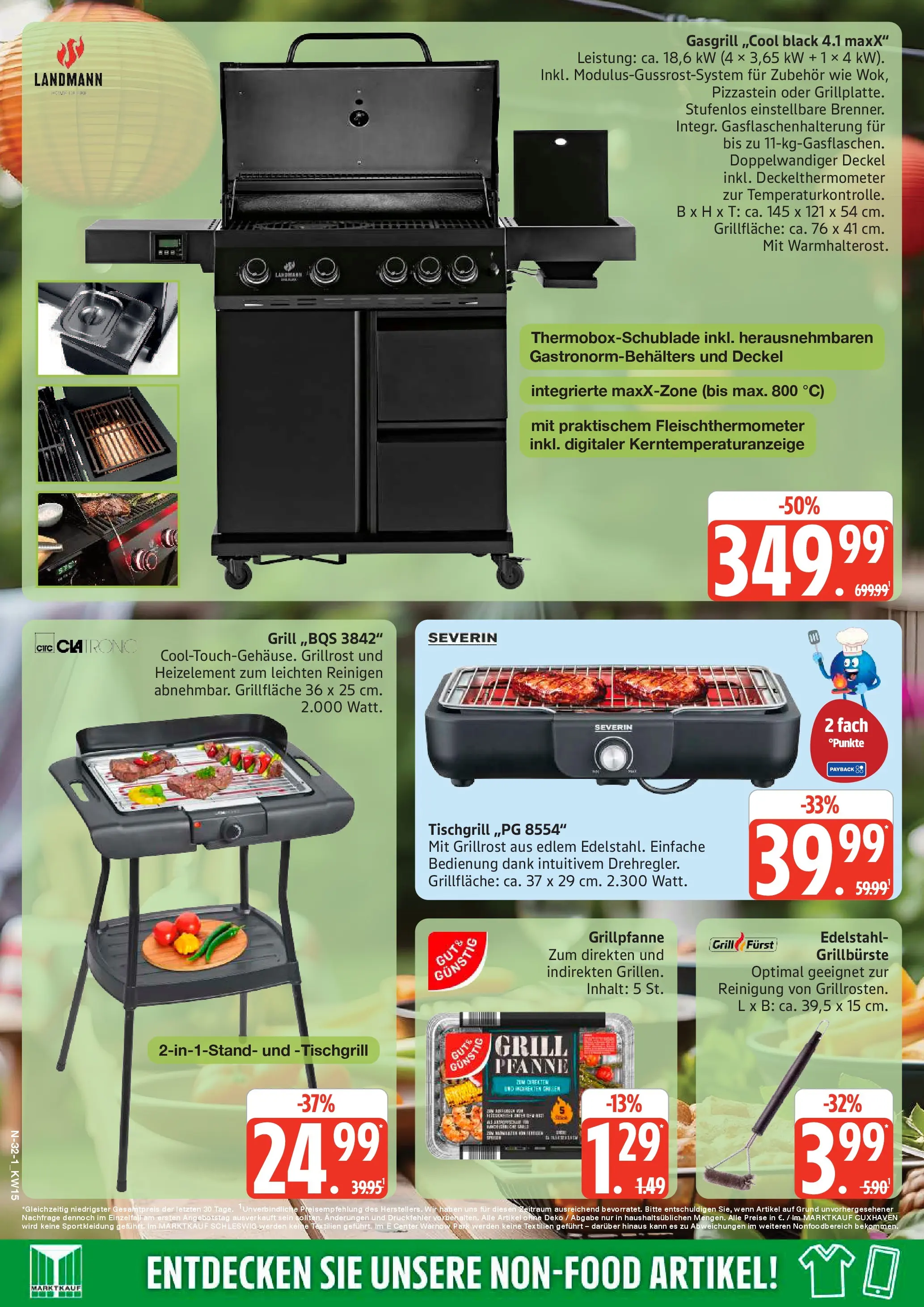 Marktkauf Prospekt Cuxhaven	 (ab 05.04.2026) » Angebote online | Seite: 32 | Produkte: Grill