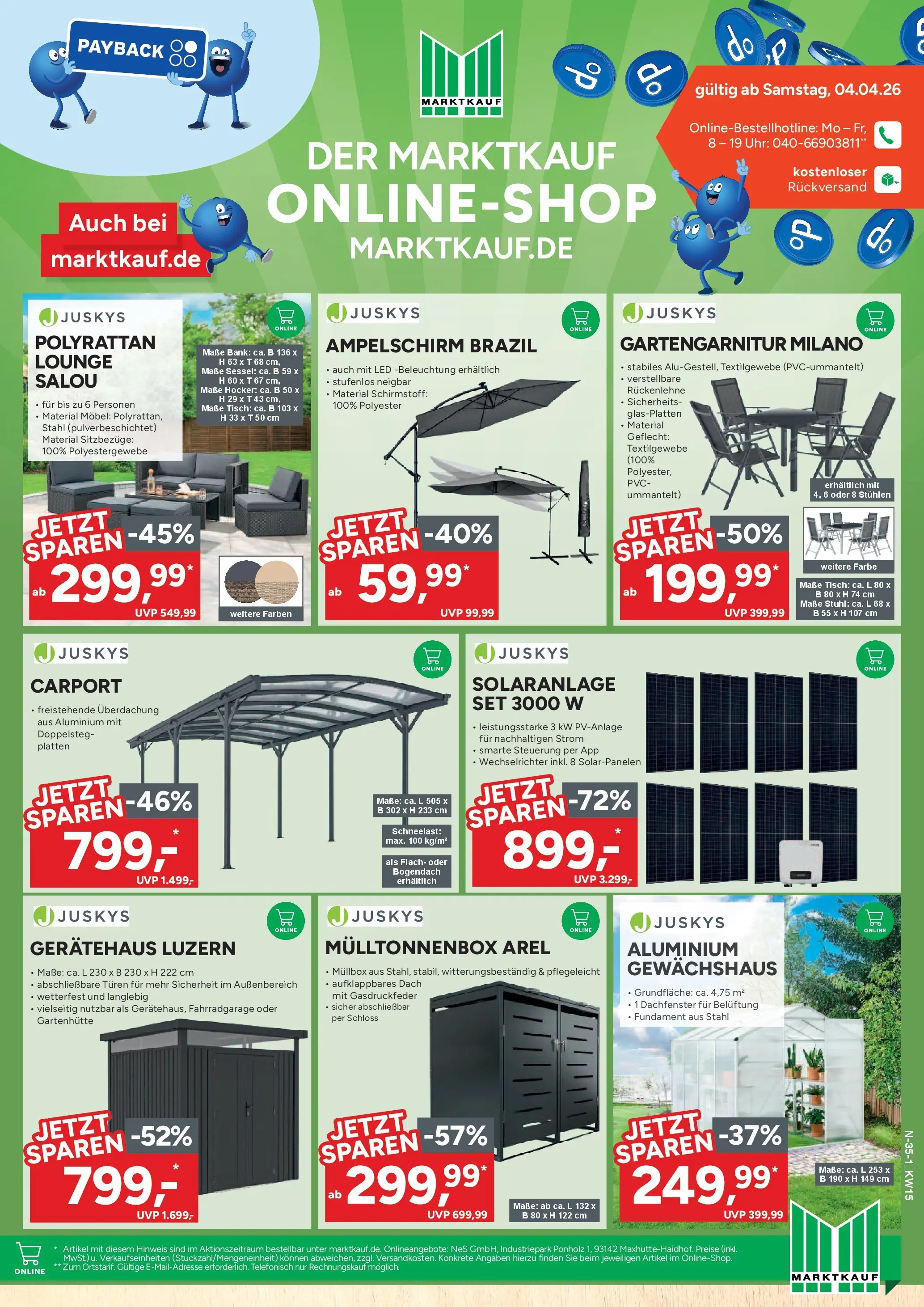 Marktkauf Prospekt Cuxhaven	 (ab 05.04.2026) » Angebote online | Seite: 35 | Produkte: Hocker, Sessel, Stuhl, Uhr