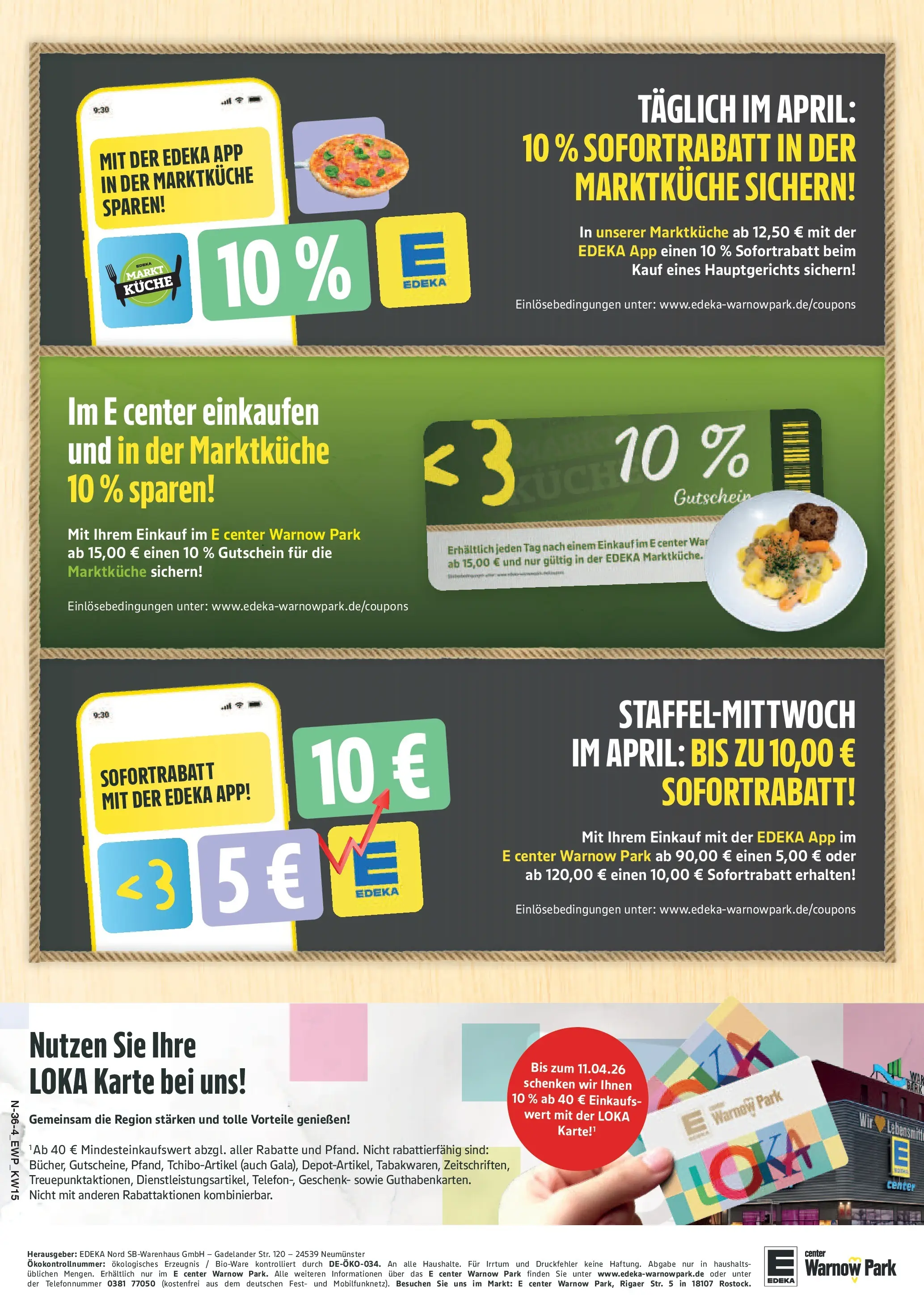 Edeka prospekt Rostock	 (ab 05.04.2026) » Angebote Online | Seite: 36 | Produkte: Küche