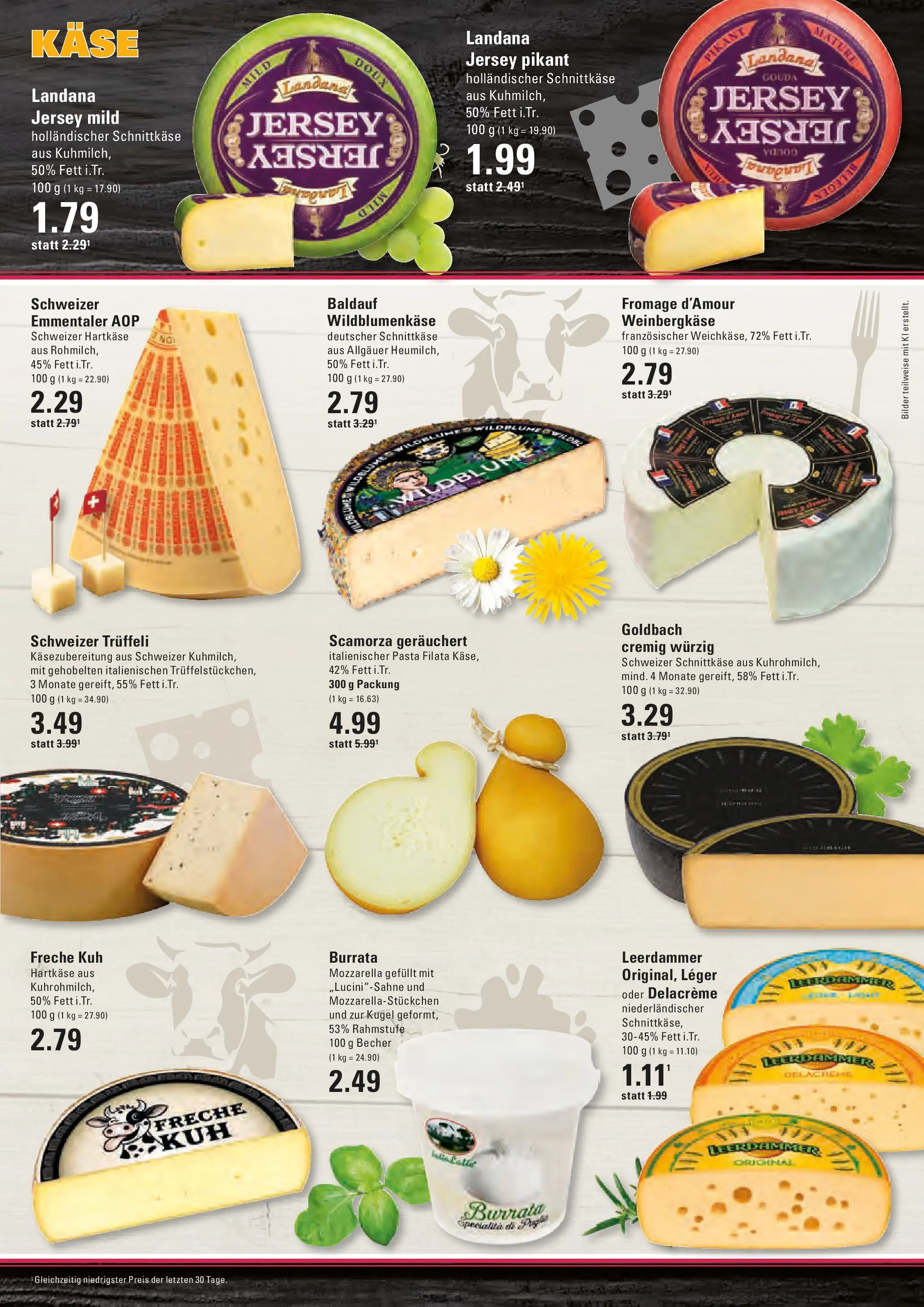 Edeka prospekt Stade	 (ab 05.04.2026) » Angebote Online | Seite: 7 | Produkte: Mozzarella, Gouda, Leerdammer, Bilder