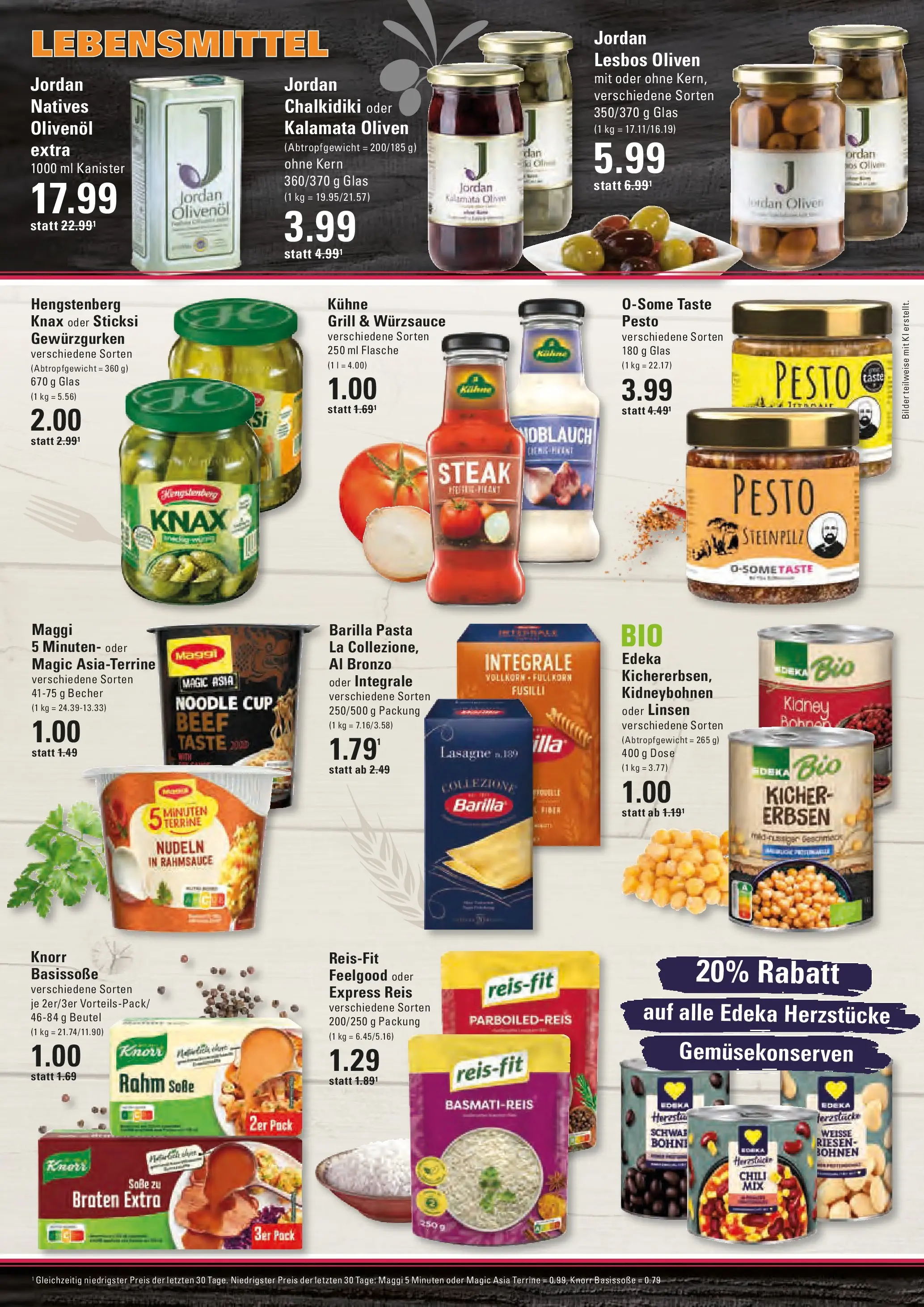 Edeka prospekt Stade	 (ab 05.04.2026) » Angebote Online | Seite: 12 | Produkte: Barilla, Soße, Steak, Erbsen