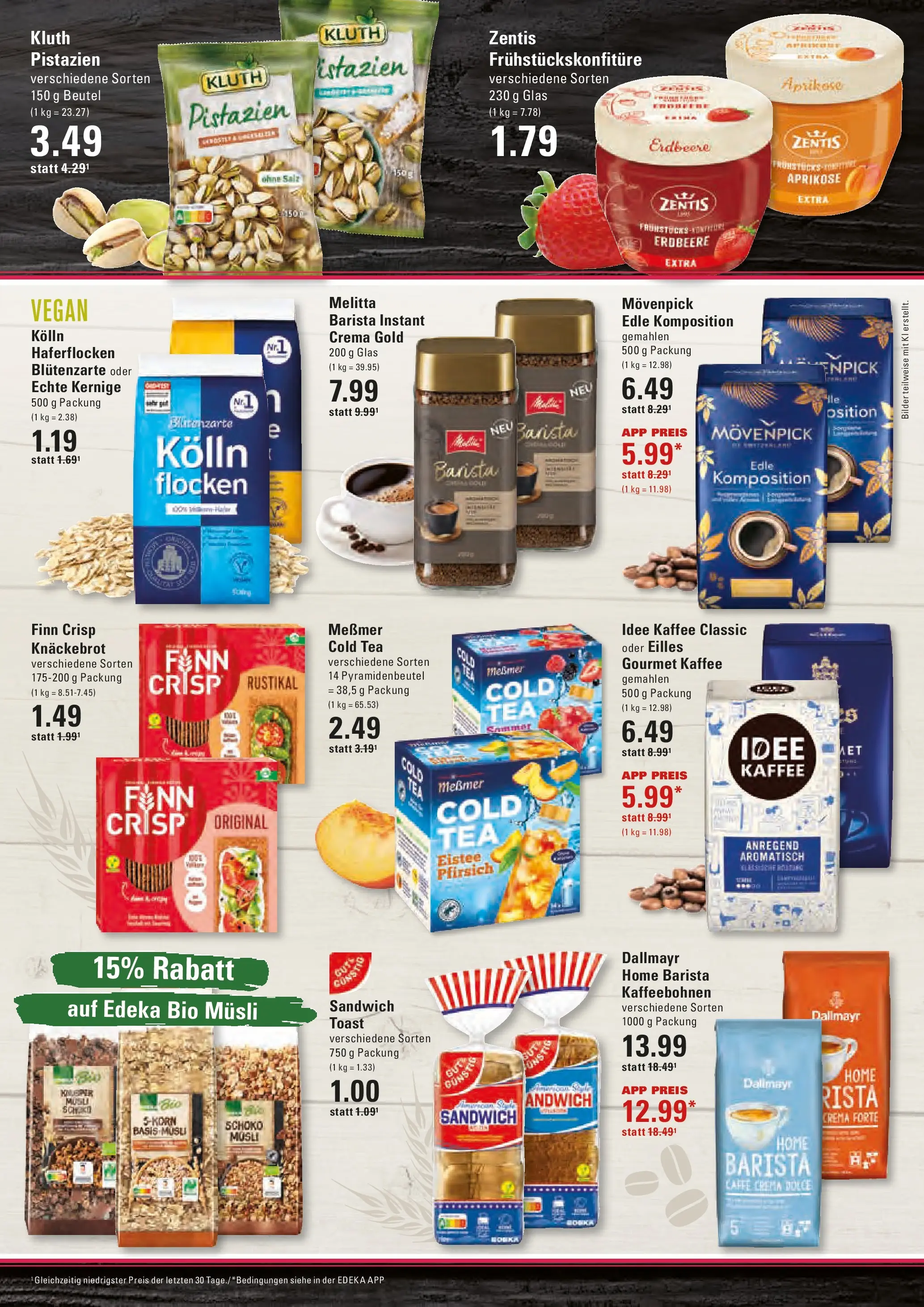 Edeka prospekt Stade	 (ab 05.04.2026) » Angebote Online | Seite: 13 | Produkte: Musli, Kaffee, Pistazien, Pfirsich