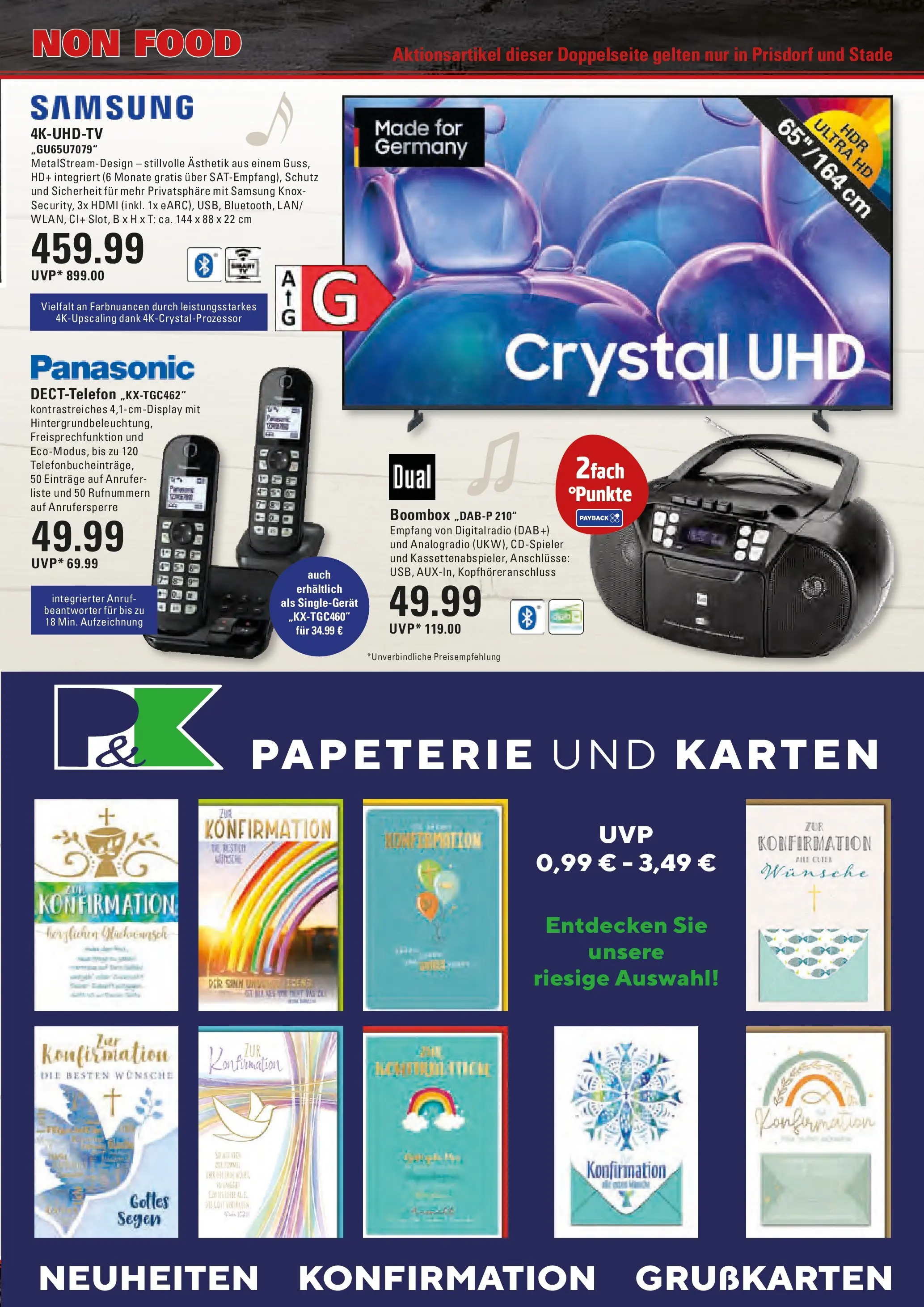 Edeka prospekt Stade	 (ab 05.04.2026) » Angebote Online | Seite: 17 | Produkte: Panasonic, Samsung, TV