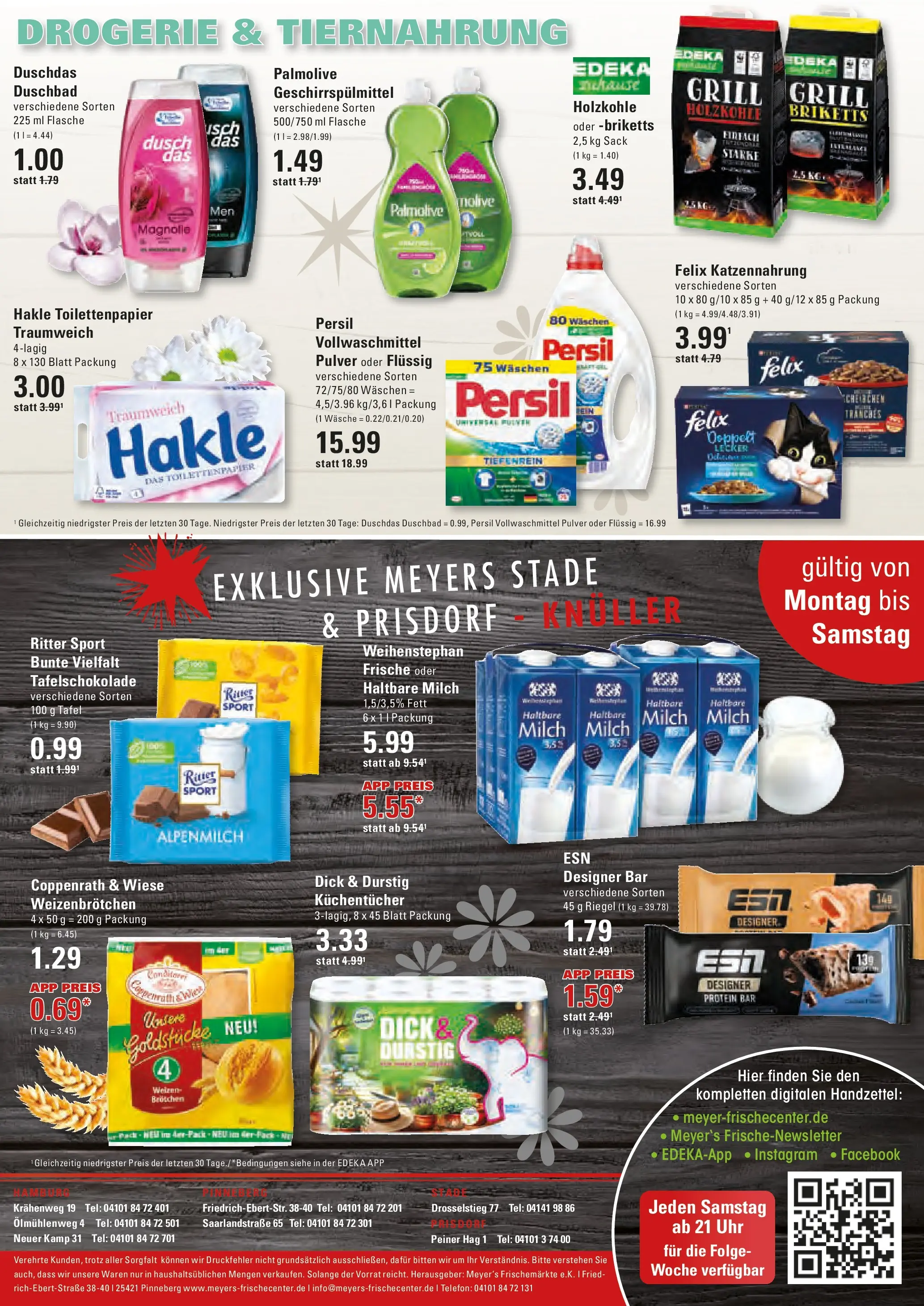 Edeka prospekt Stade	 (ab 05.04.2026) » Angebote Online | Seite: 24 | Produkte: Ritter sport, Duschdas, Persil, Toilettenpapier