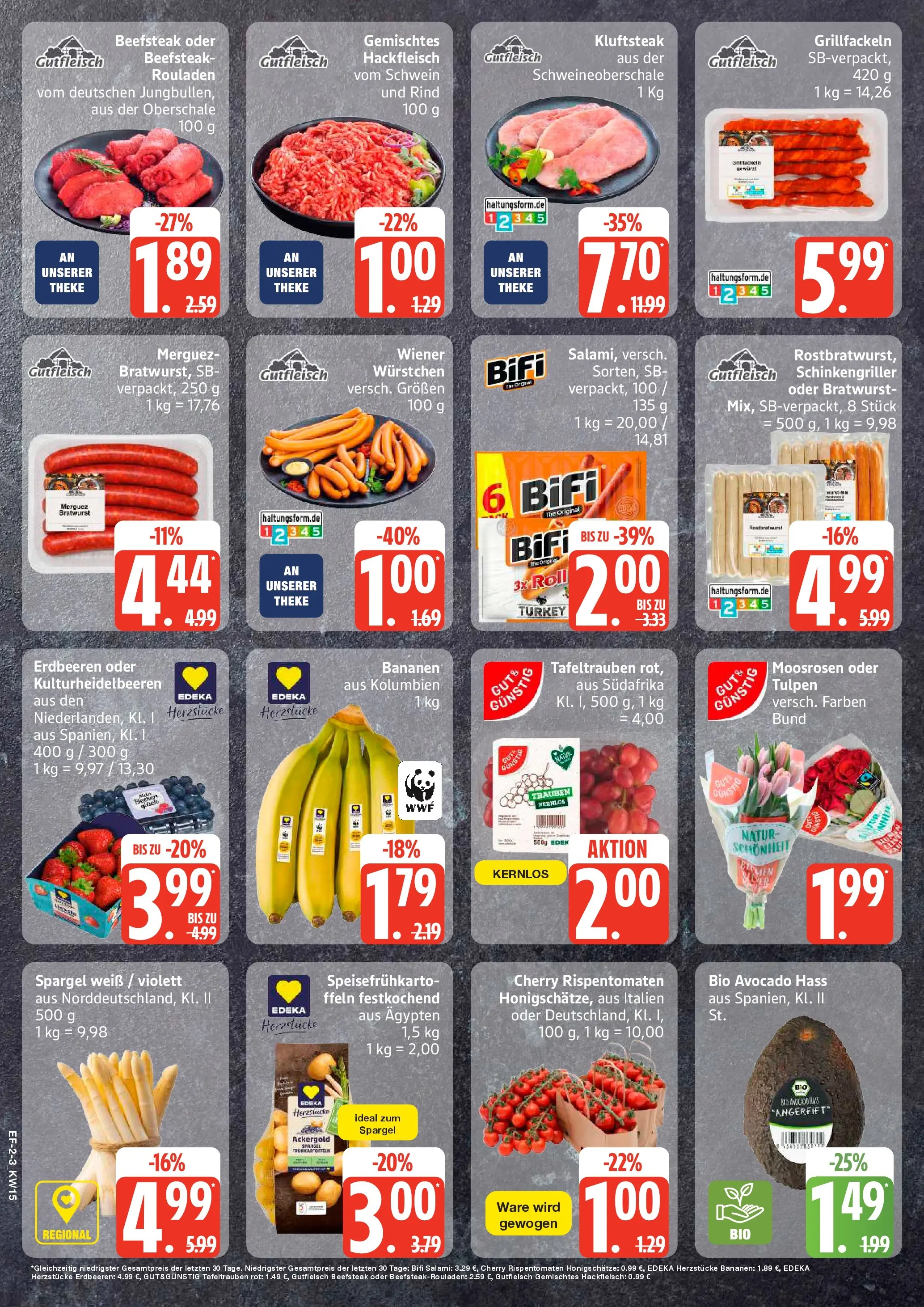 Edeka prospekt Schellhorn	 (ab 05.04.2026) » Angebote Online | Seite: 2 | Produkte: Theke, Trauben, Erdbeeren, Hackfleisch