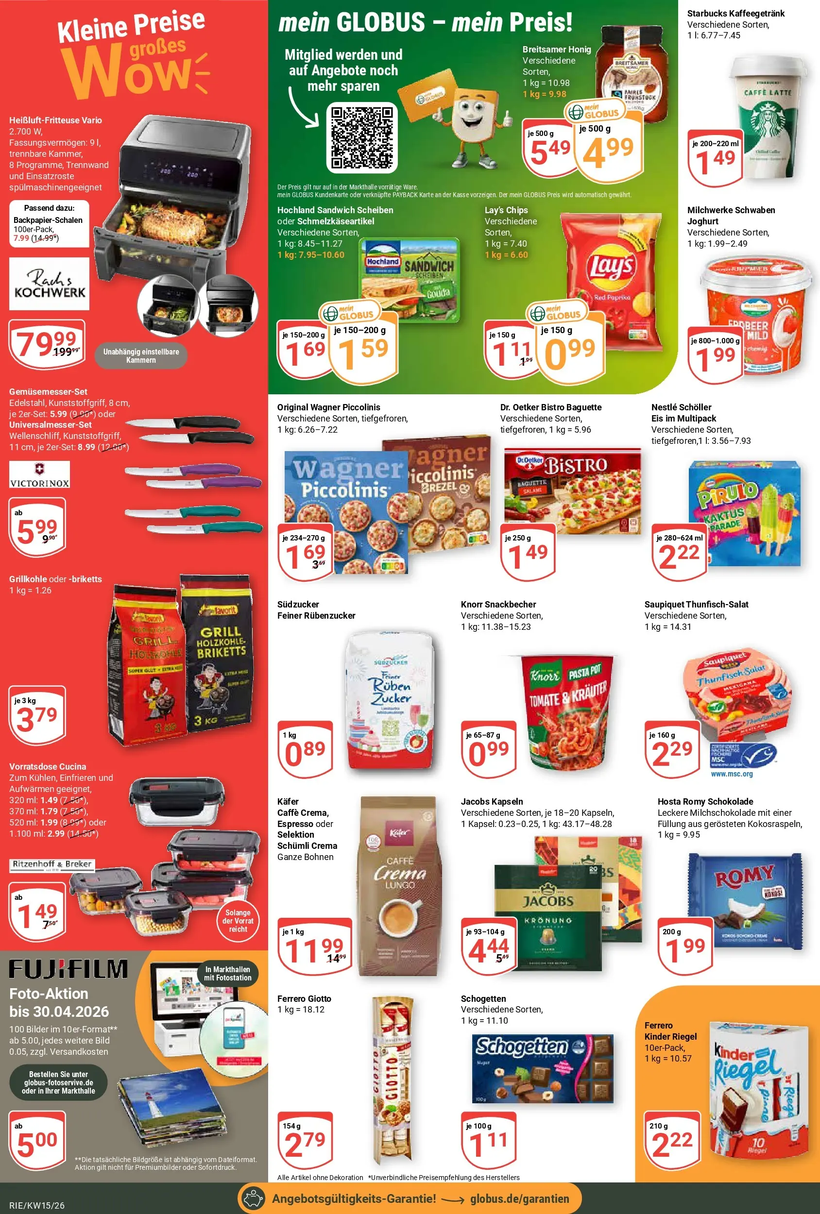 Globus prospekt Bochum-Riemke	 (ab 07.04.2026) » Angebote online | Seite: 2 | Produkte: Schokolade, Gouda, Schogetten, Heißluftfritteuse