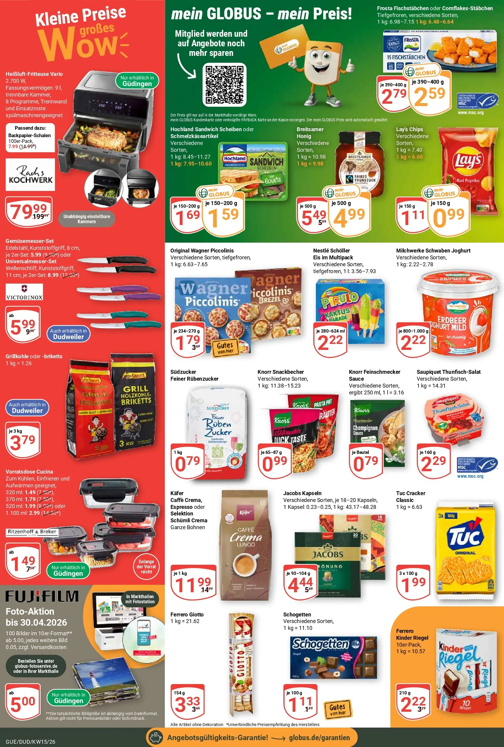 Globus prospekt Saarbrücken-Güdingen	 (ab 07.04.2026) » Angebote online | Seite: 2 | Produkte: Grill, Koffer, Chips, Heißluftfritteuse