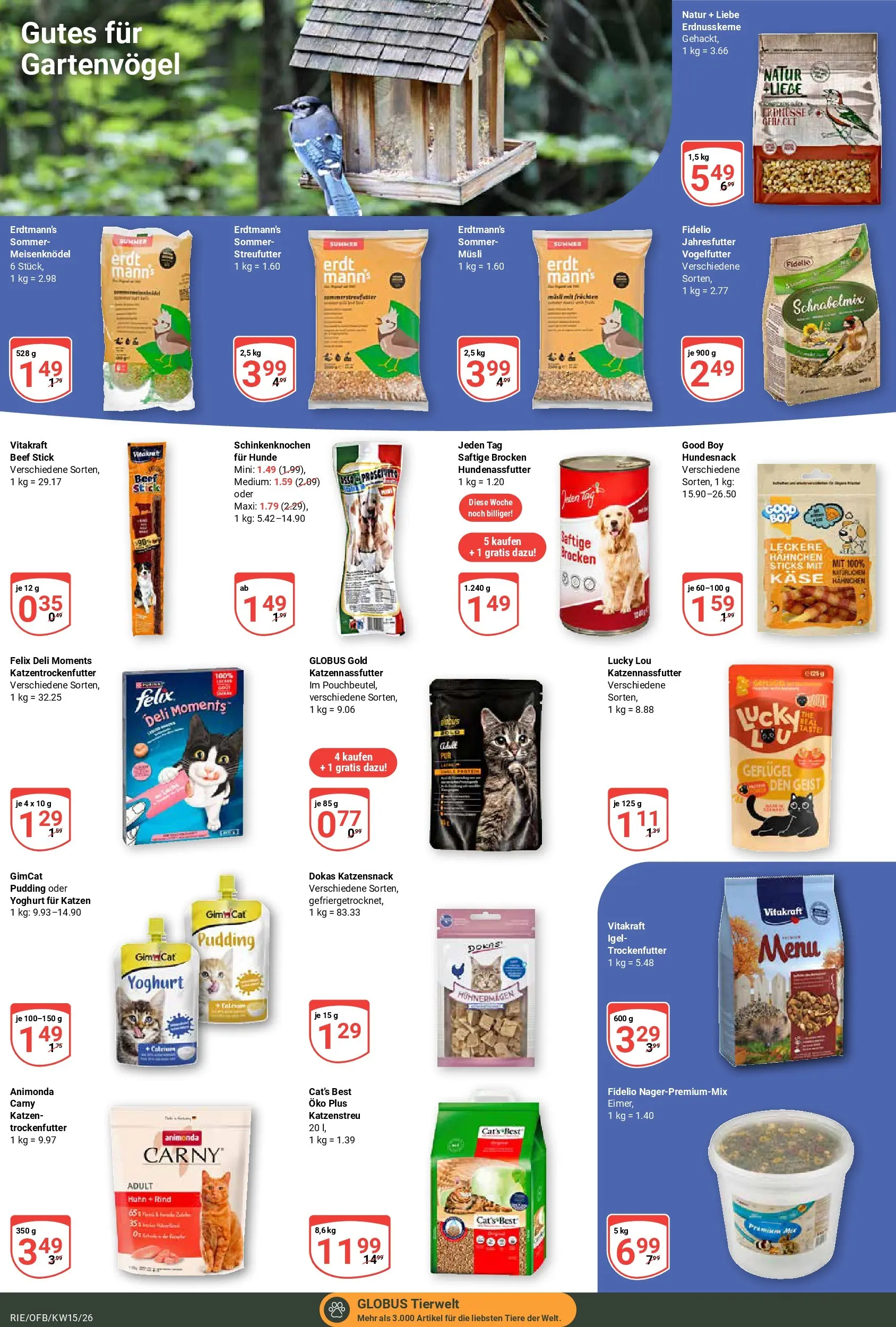 Globus prospekt Bochum-Riemke	 (ab 07.04.2026) » Angebote online | Seite: 17 | Produkte: Musli, Hahnchen, Käse, Pudding