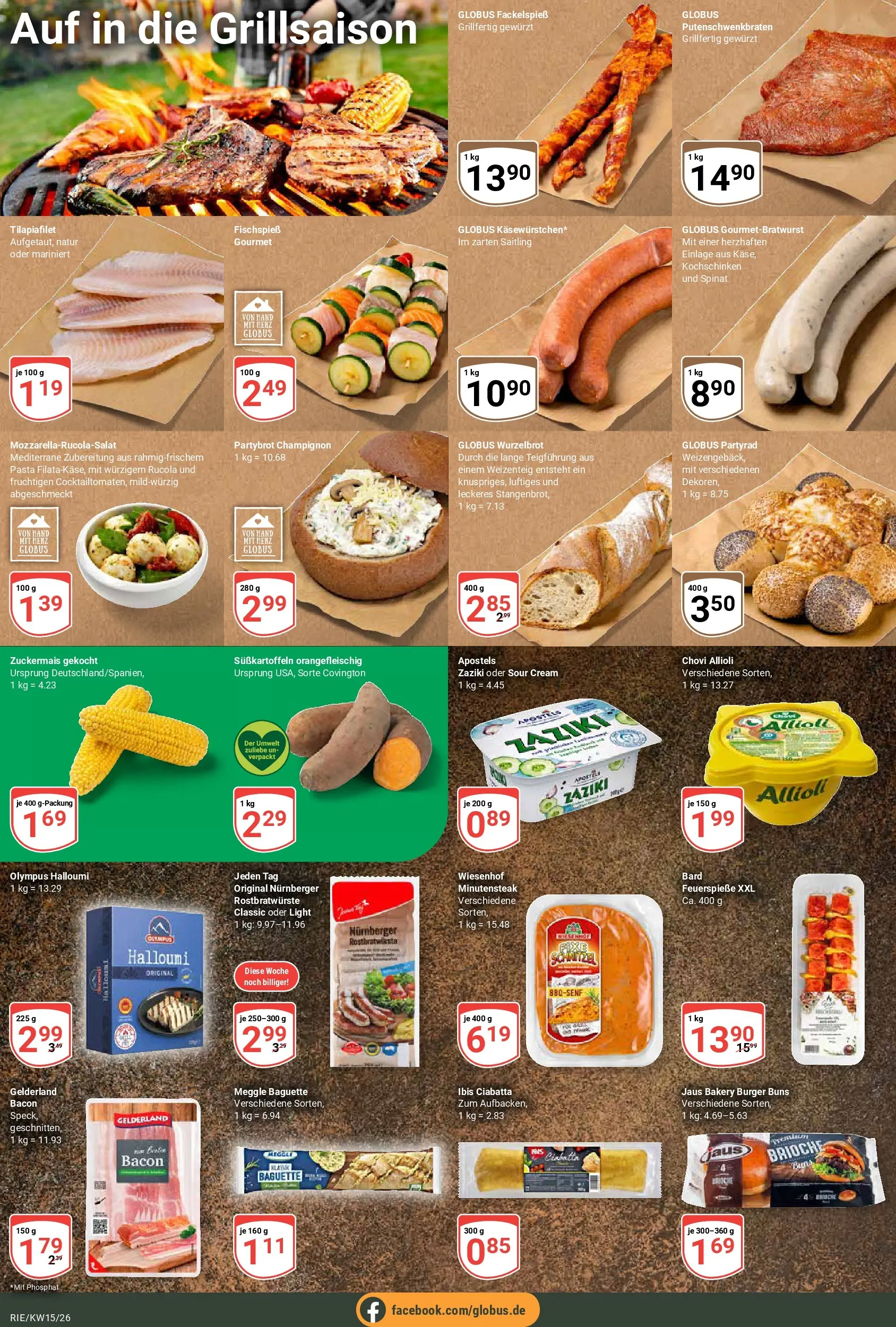 Globus prospekt Bochum-Riemke	 (ab 07.04.2026) » Angebote online | Seite: 18 | Produkte: Rucola, Burger, Baguette, Pasta