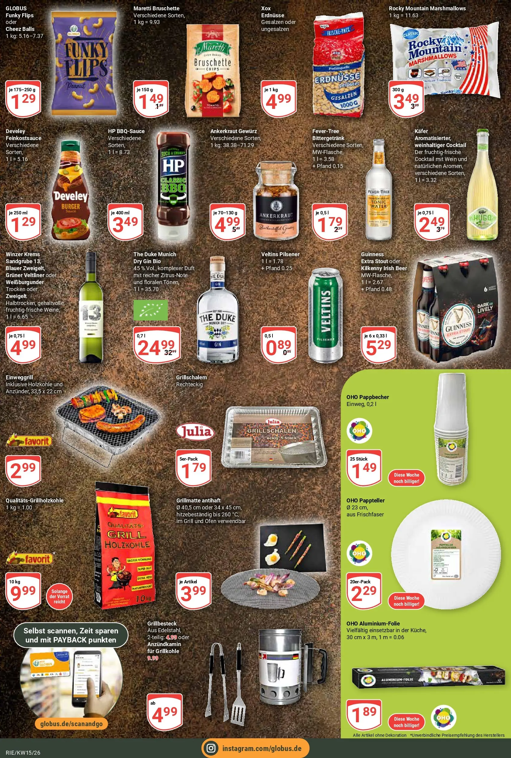 Globus prospekt Bochum-Riemke	 (ab 07.04.2026) » Angebote online | Seite: 19 | Produkte: HP, Grill, Erdnüsse, Duft