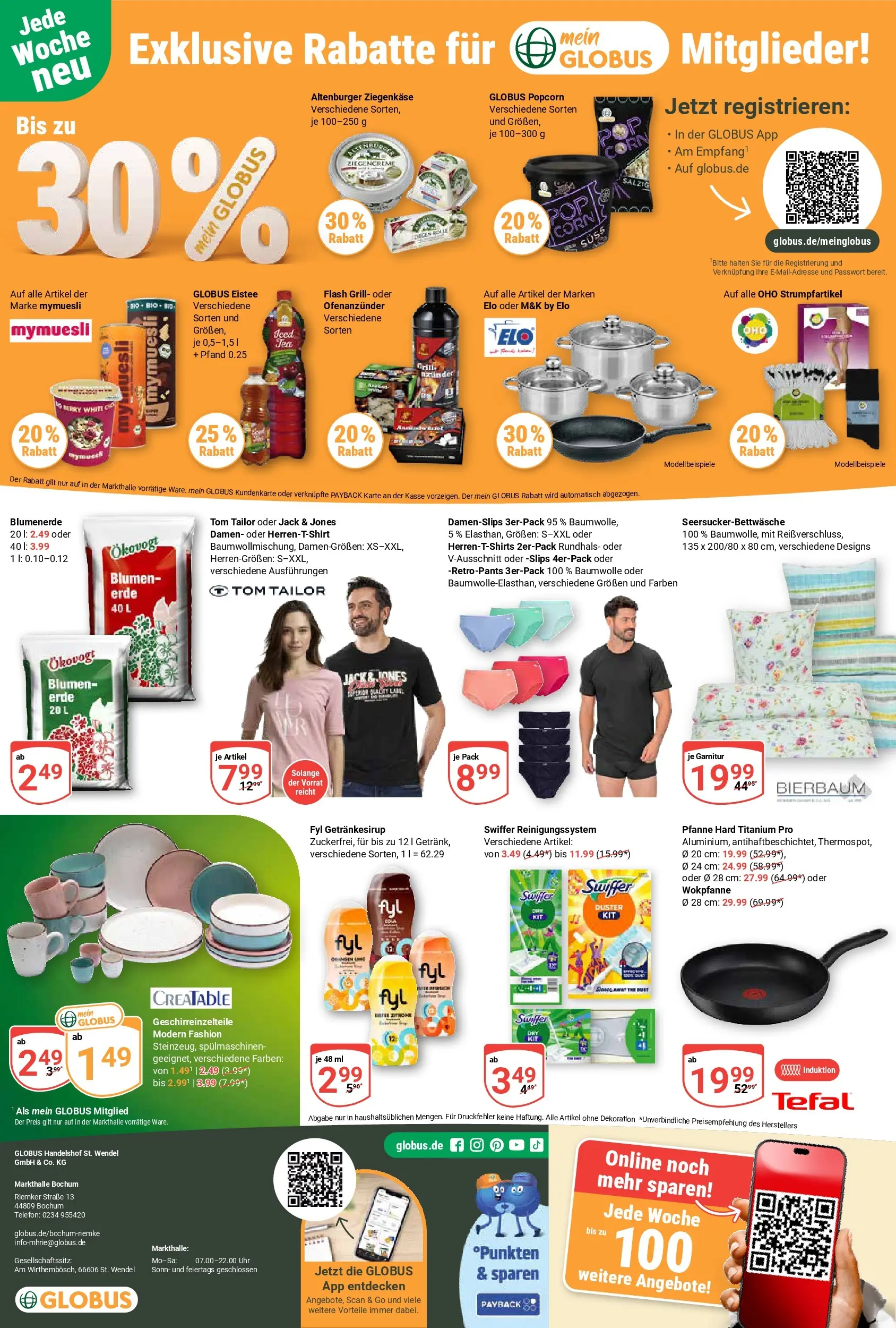 Globus prospekt Bochum-Riemke	 (ab 07.04.2026) » Angebote online | Seite: 21 | Produkte: Grill, Blumenerde, Swiffer, Telefon