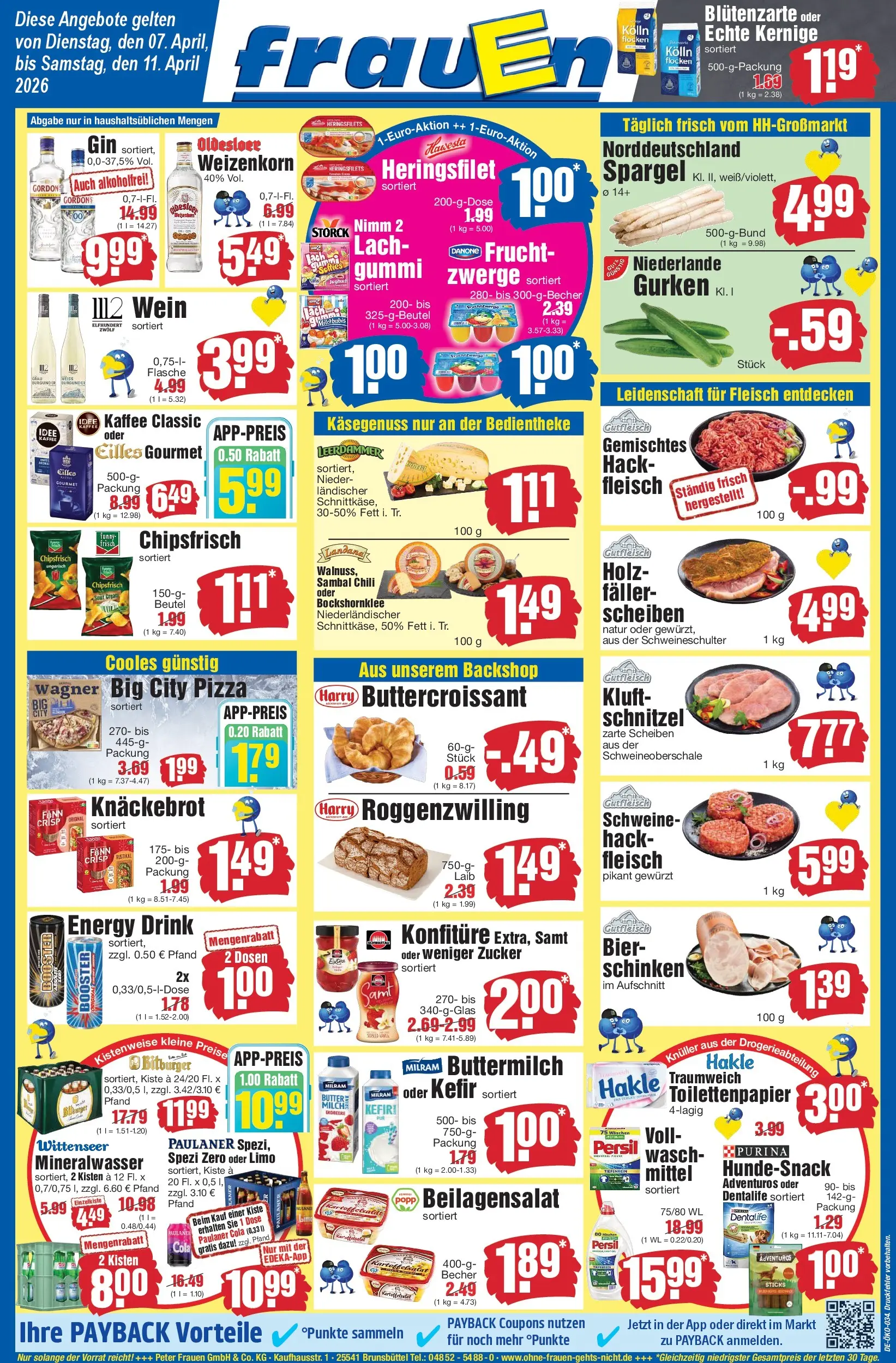 Edeka prospekt Heide	 (ab 04.04.2026) » Angebote Online | Seite: 1 | Produkte: Kefir, Milram, Zucker, Persil