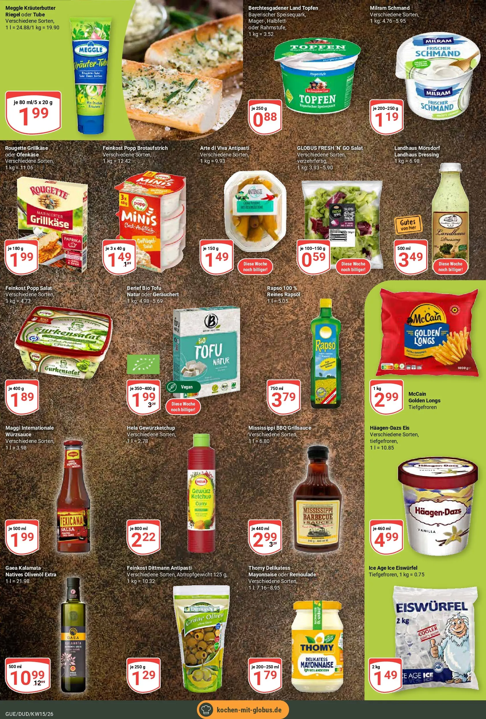Globus prospekt Saarbrücken-Güdingen	 (ab 07.04.2026) » Angebote online | Seite: 17 | Produkte: Rapsöl, Dressing, McCain, Salat