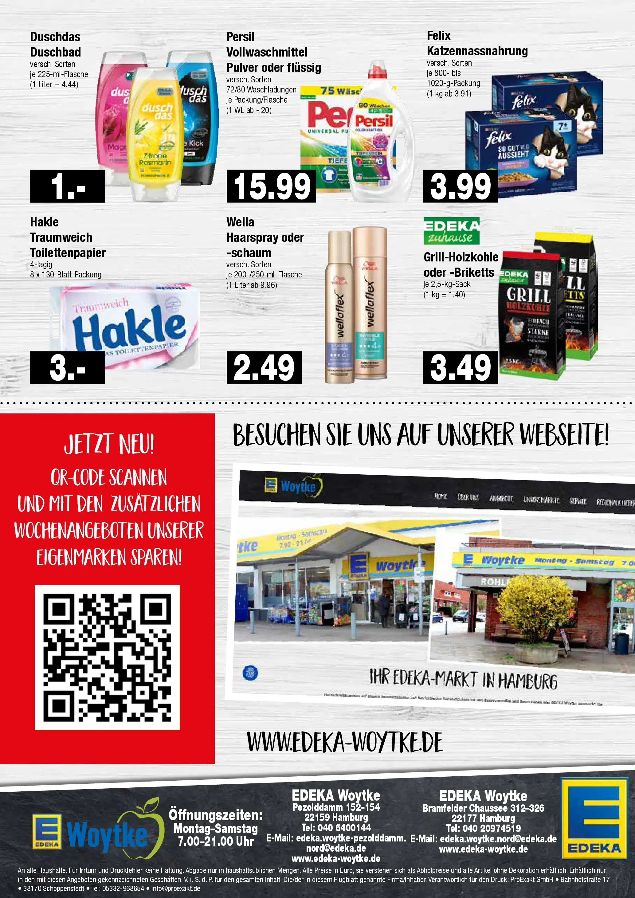 Edeka prospekt Hamburg	 (ab 05.04.2026) » Angebote Online | Seite: 8 | Produkte: Grill, Haarspray, Duschdas, Zitrone