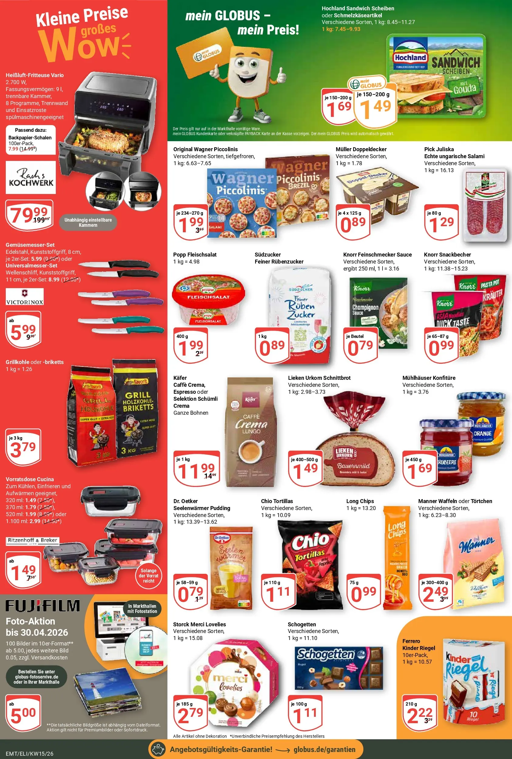 Globus prospekt Erfurt-Linderbach	 (ab 07.04.2026) » Angebote online | Seite: 2 | Produkte: Zucker, Chio tortillas, Pasta, Chips