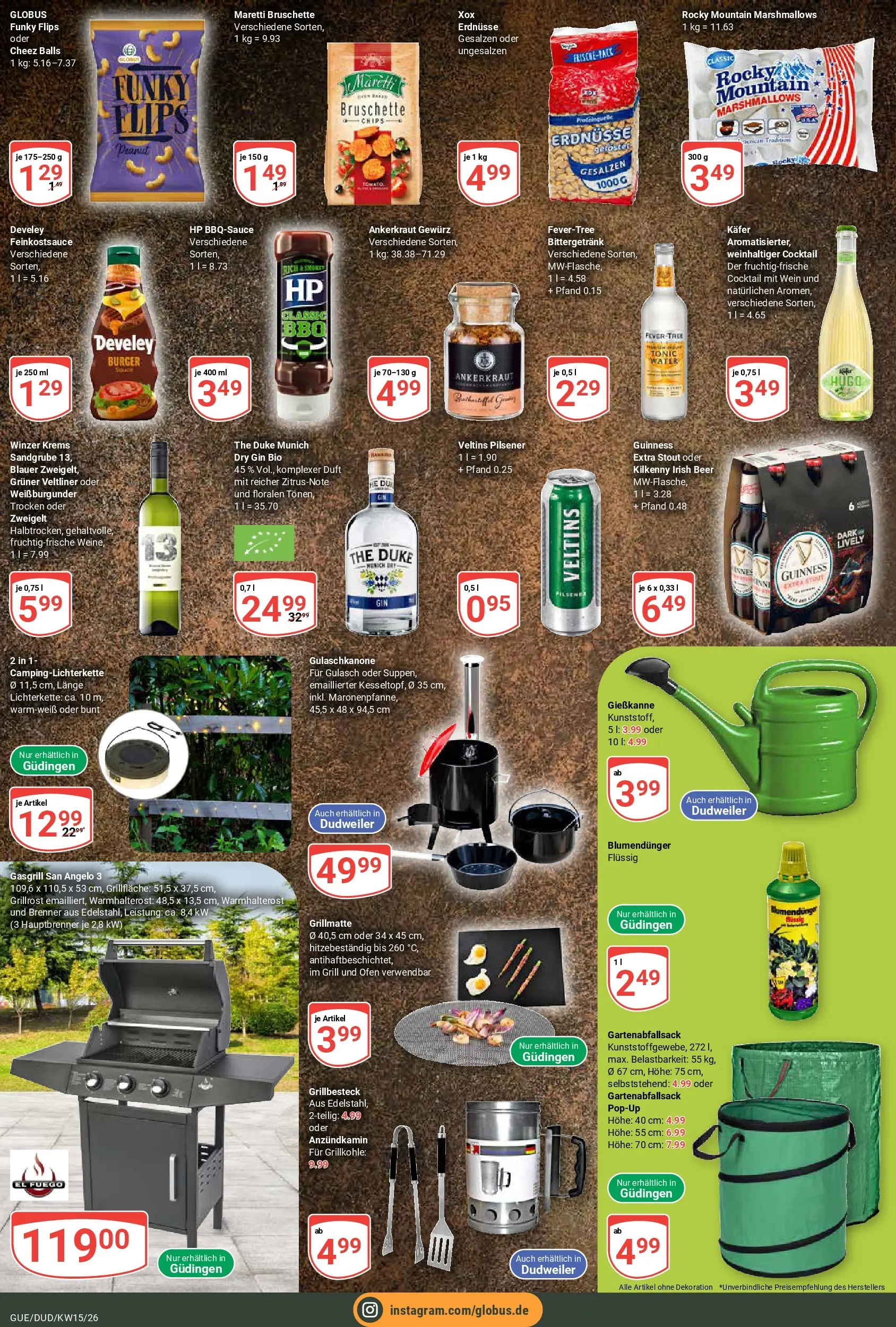 Globus prospekt Saarbrücken-Güdingen	 (ab 07.04.2026) » Angebote online | Seite: 19 | Produkte: HP, Ofen, Chips, Hugo