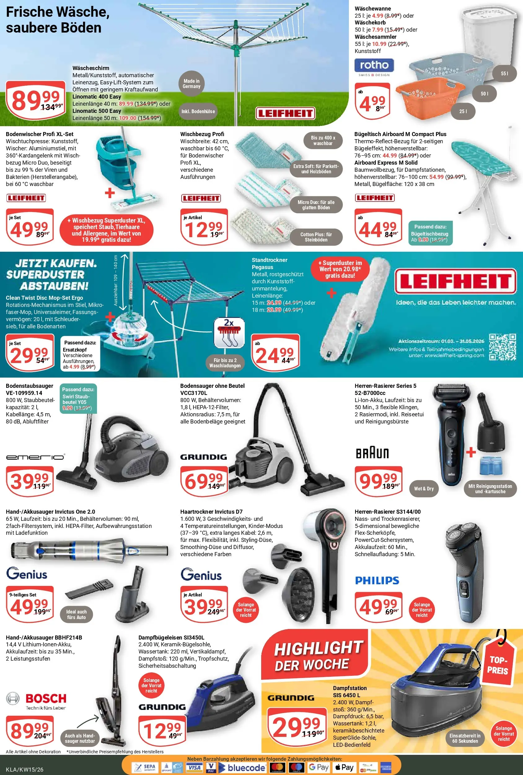 Globus prospekt Kaiserslautern	 (ab 07.04.2026) » Angebote online | Seite: 16 | Produkte: Kabel, Bosch, Philips, Haartrockner