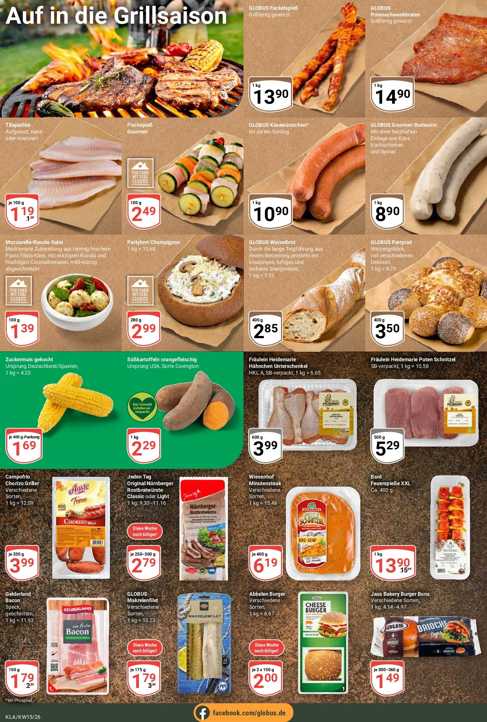 Globus prospekt Kaiserslautern	 (ab 07.04.2026) » Angebote online | Seite: 17 | Produkte: Hahnchen, Rucola, Burger, Pasta