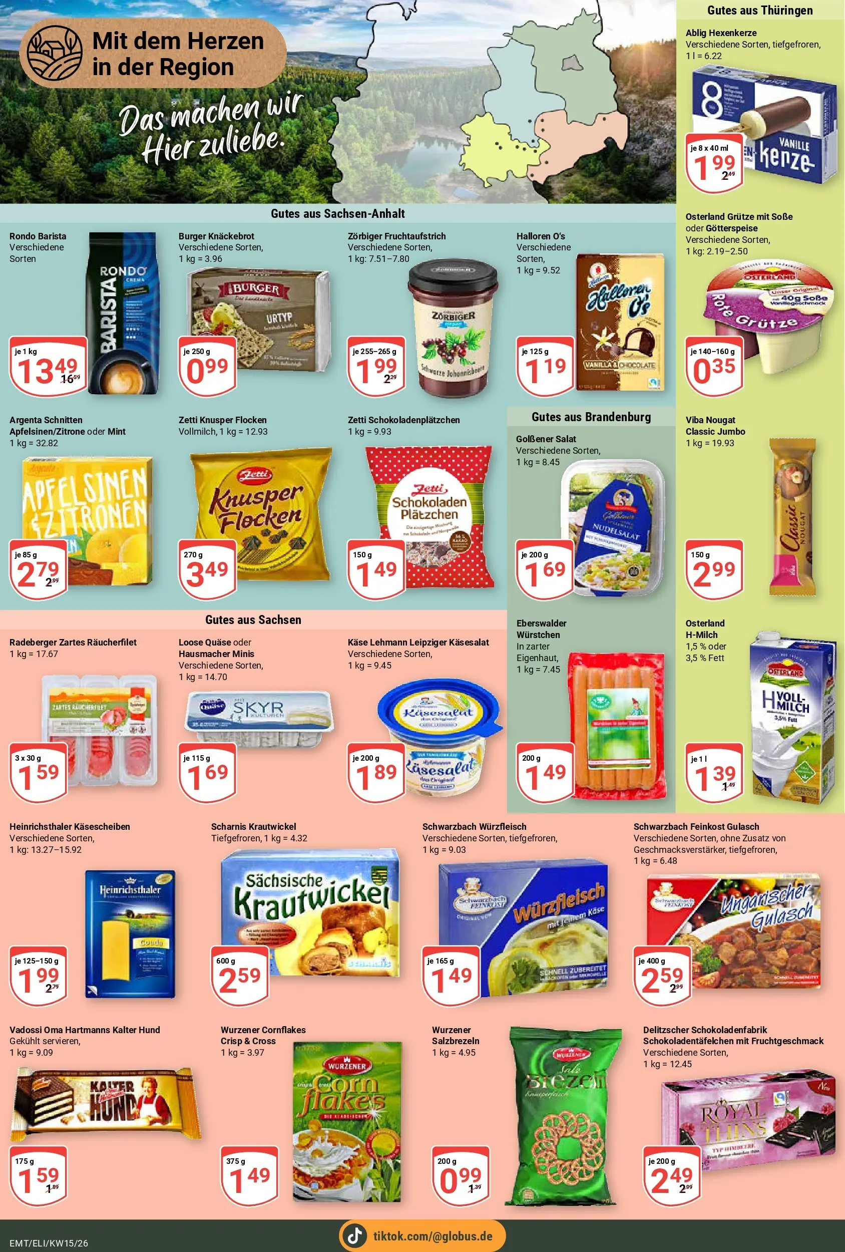 Globus prospekt Erfurt-Linderbach	 (ab 07.04.2026) » Angebote online | Seite: 13 | Produkte: Skyr, Soße, Gulasch, Salat