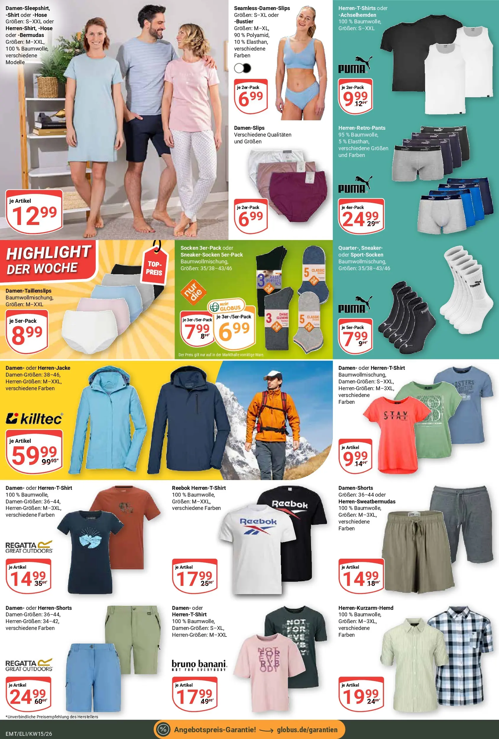 Globus prospekt Erfurt-Linderbach	 (ab 07.04.2026) » Angebote online | Seite: 21 | Produkte: Shirt, Hose, Socken