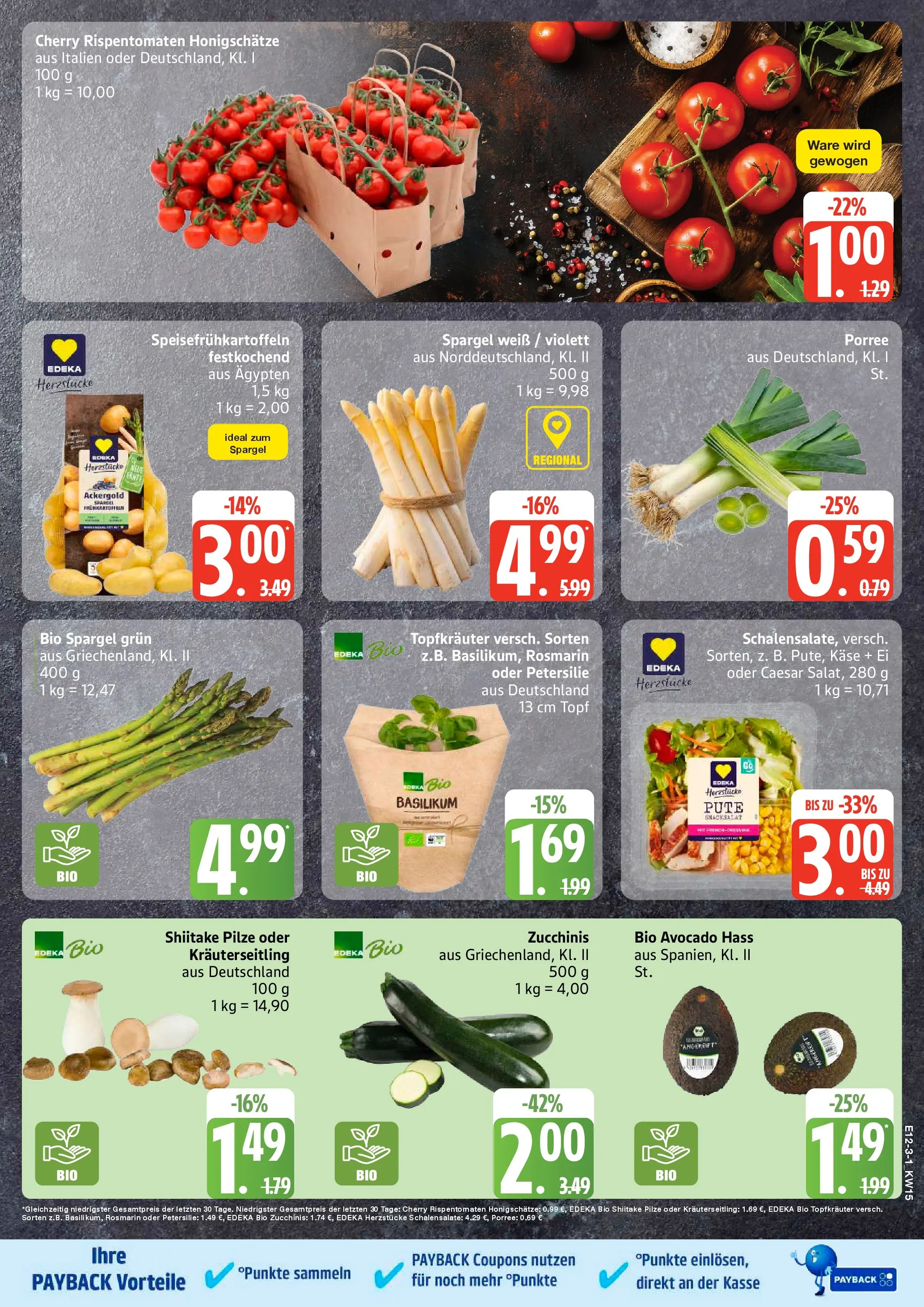 Edeka prospekt Rostock-Gehlsdorf	 (ab 05.04.2026) » Angebote Online | Seite: 3 | Produkte: Käse, Spargel, Avocado, Petersilie