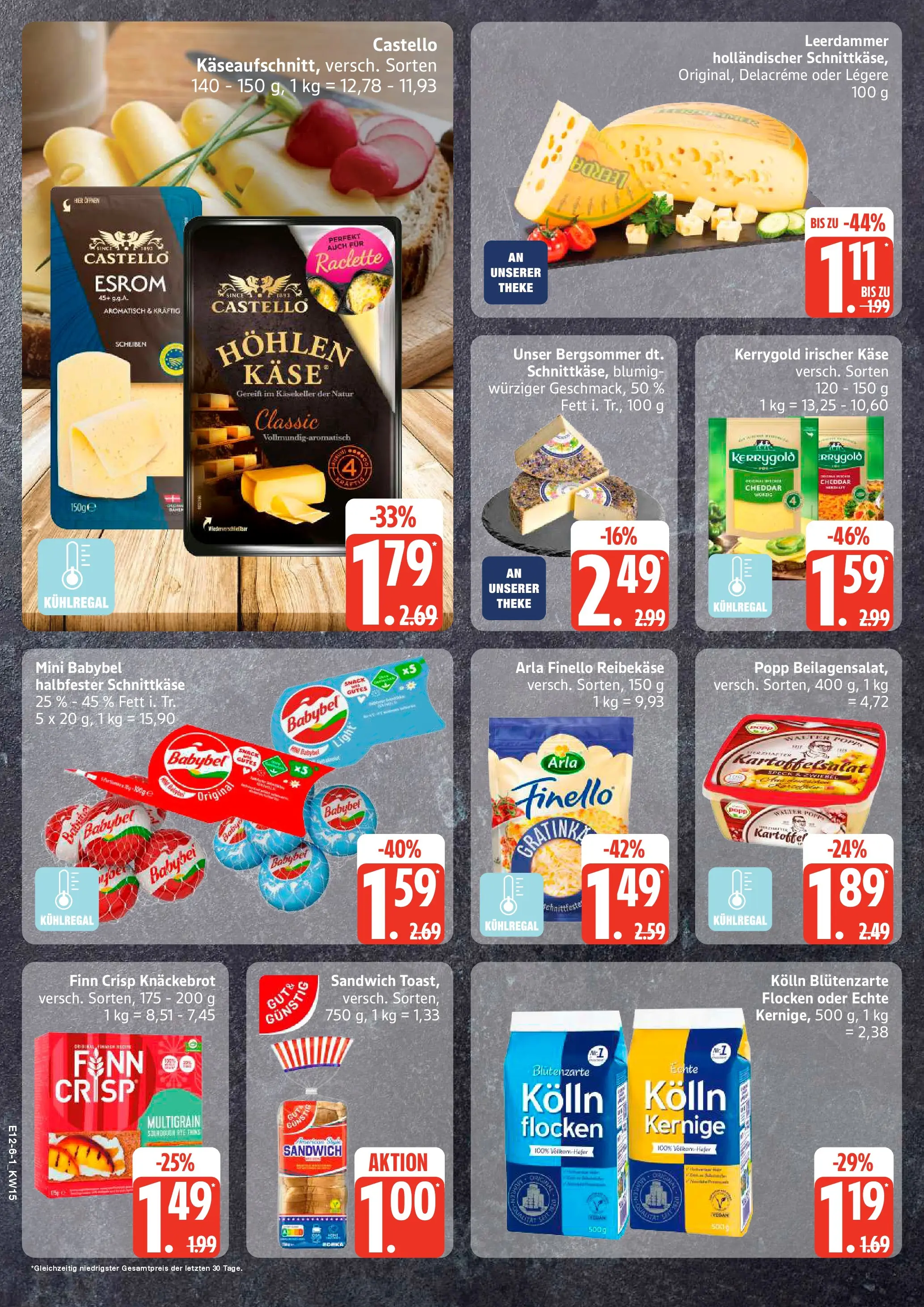 Edeka prospekt Rostock-Gehlsdorf	 (ab 05.04.2026) » Angebote Online | Seite: 6 | Produkte: Kolln, Theke, Leerdammer, Reibekase