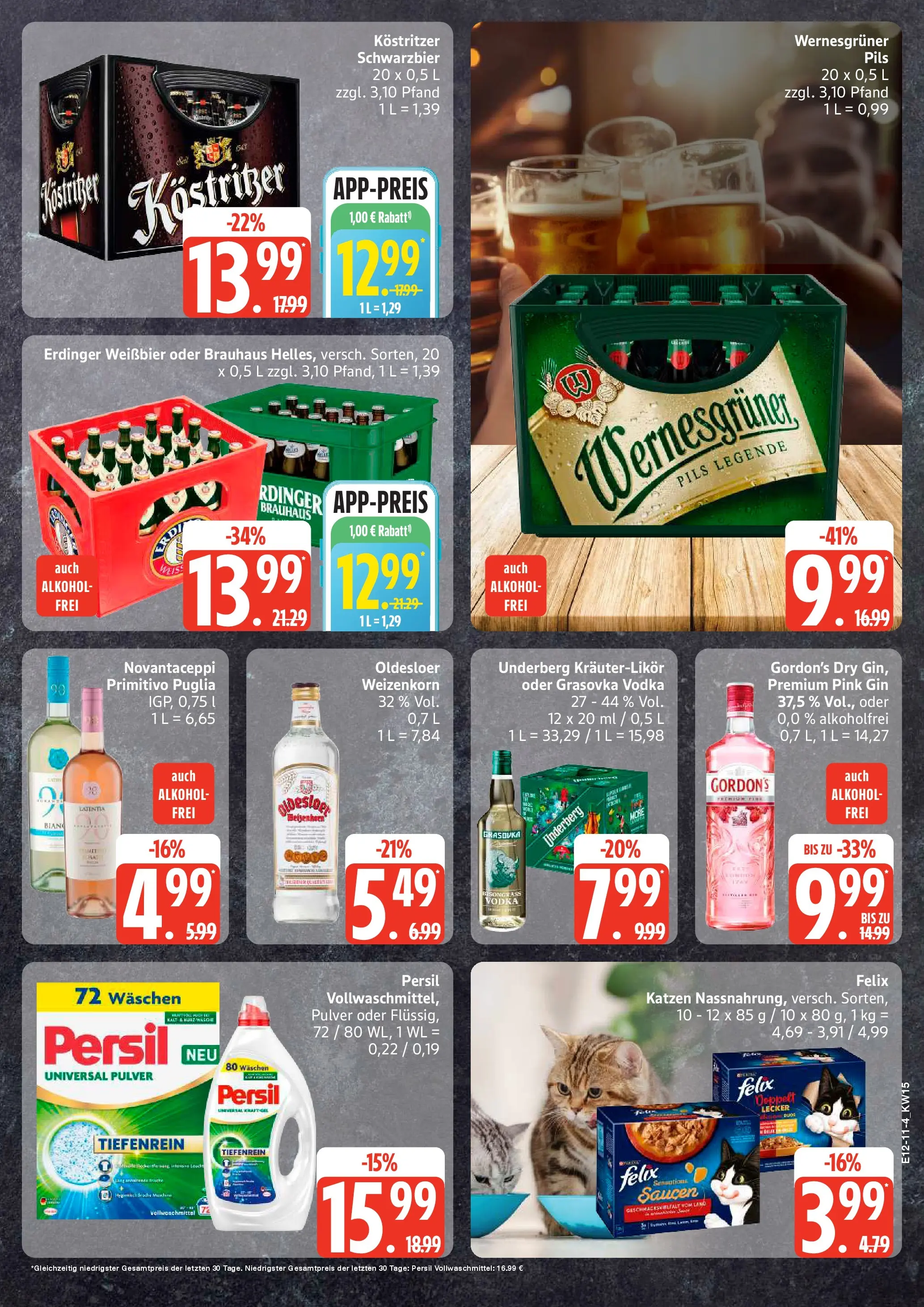 Edeka prospekt Rostock-Gehlsdorf	 (ab 05.04.2026) » Angebote Online | Seite: 11 | Produkte: Weißbier, Pils, Oldesloer, Vodka