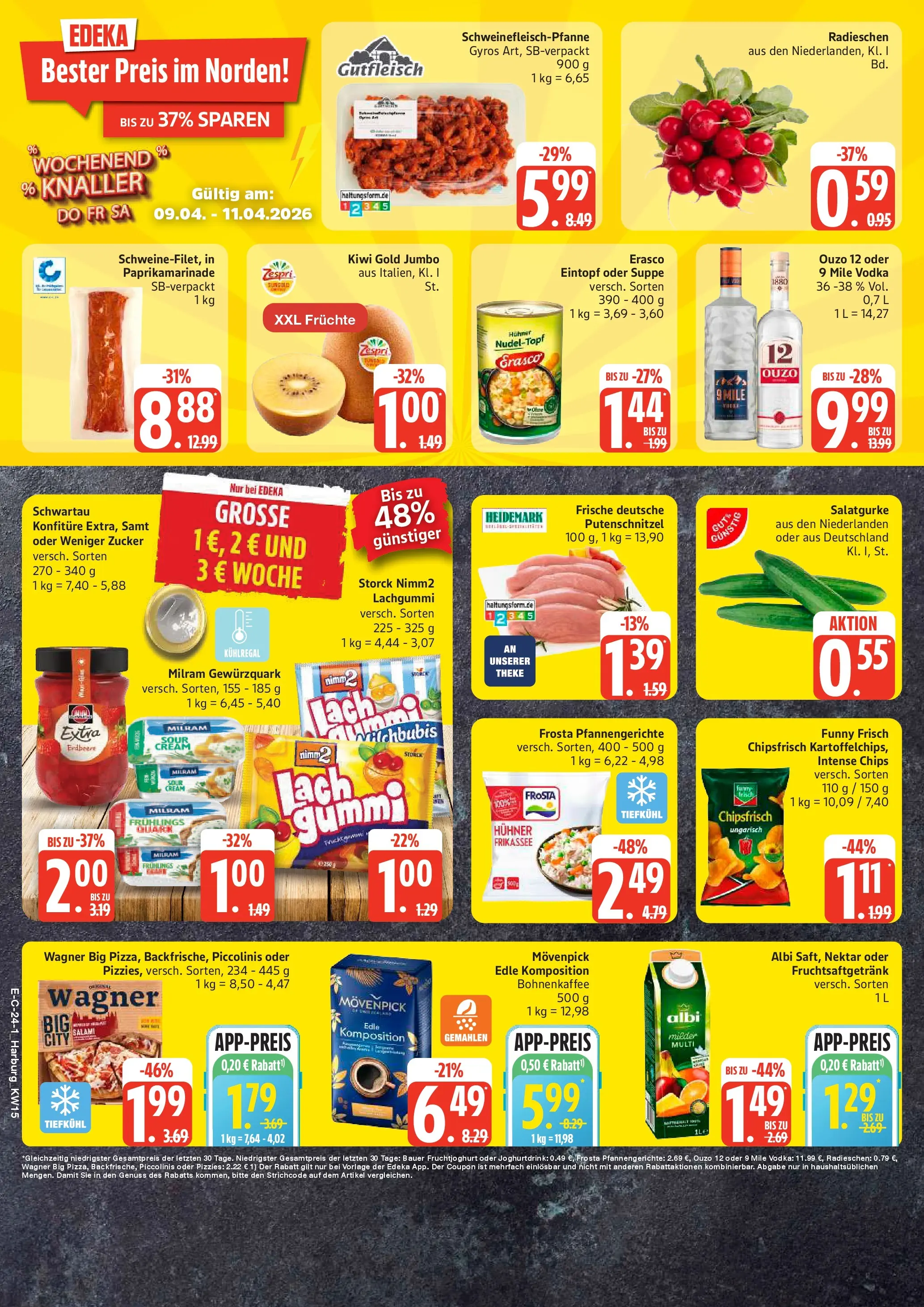 Edeka prospekt Hamburg	 (ab 05.04.2026) » Angebote Online | Seite: 24 | Produkte: Funny frisch, Zucker, Piccolinis, Chips